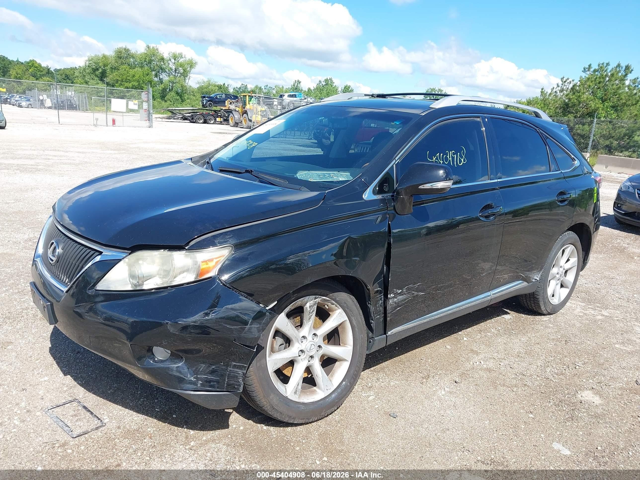 2011 Lexus Rx 350   Black vin: JTJBK1BA8B2010990