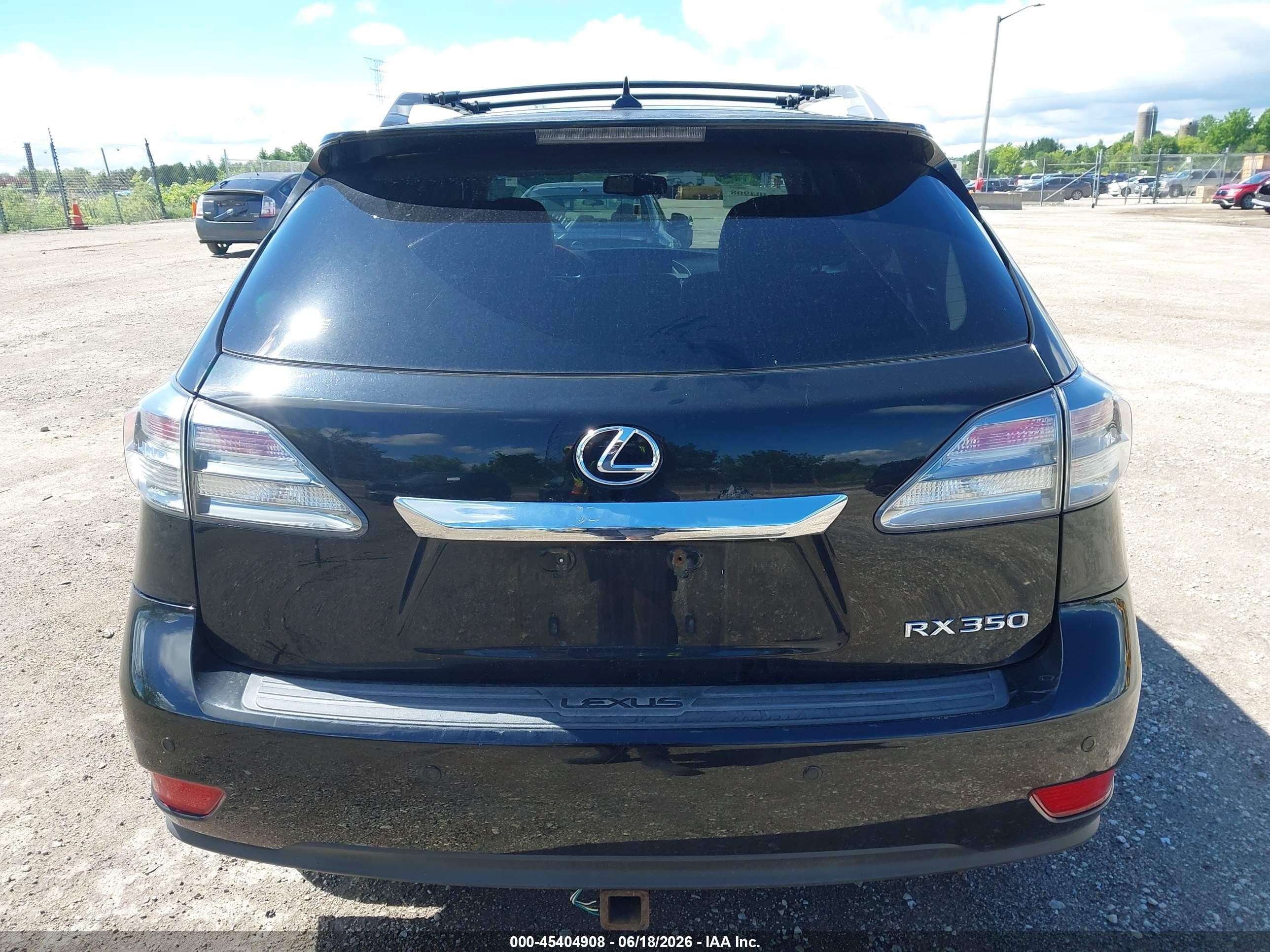2011 Lexus Rx 350   Black vin: JTJBK1BA8B2010990