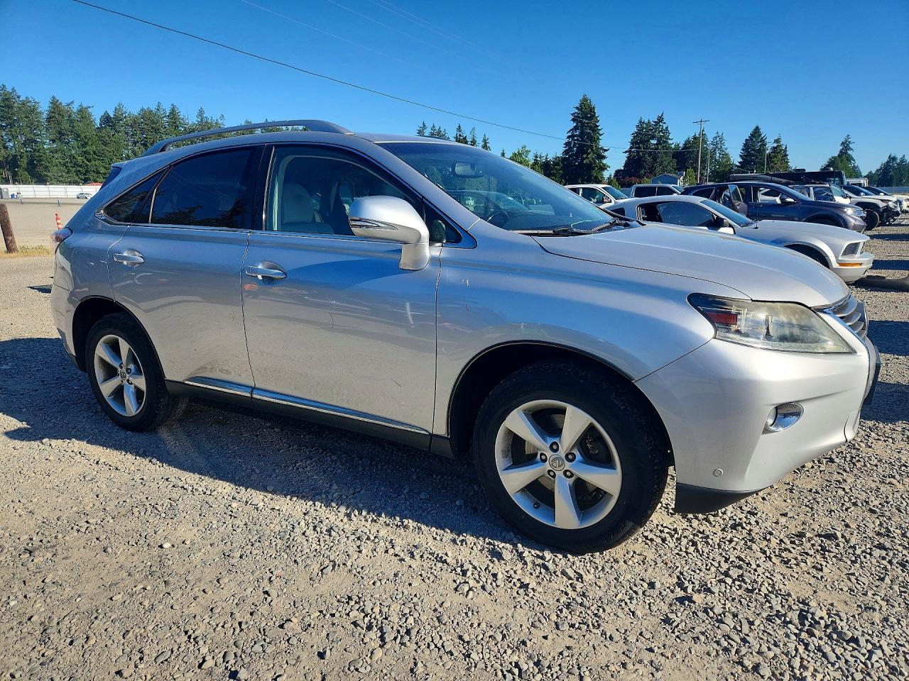 2013 Lexus Rx 350 Base Silver vin: JTJBK1BA8D2023628