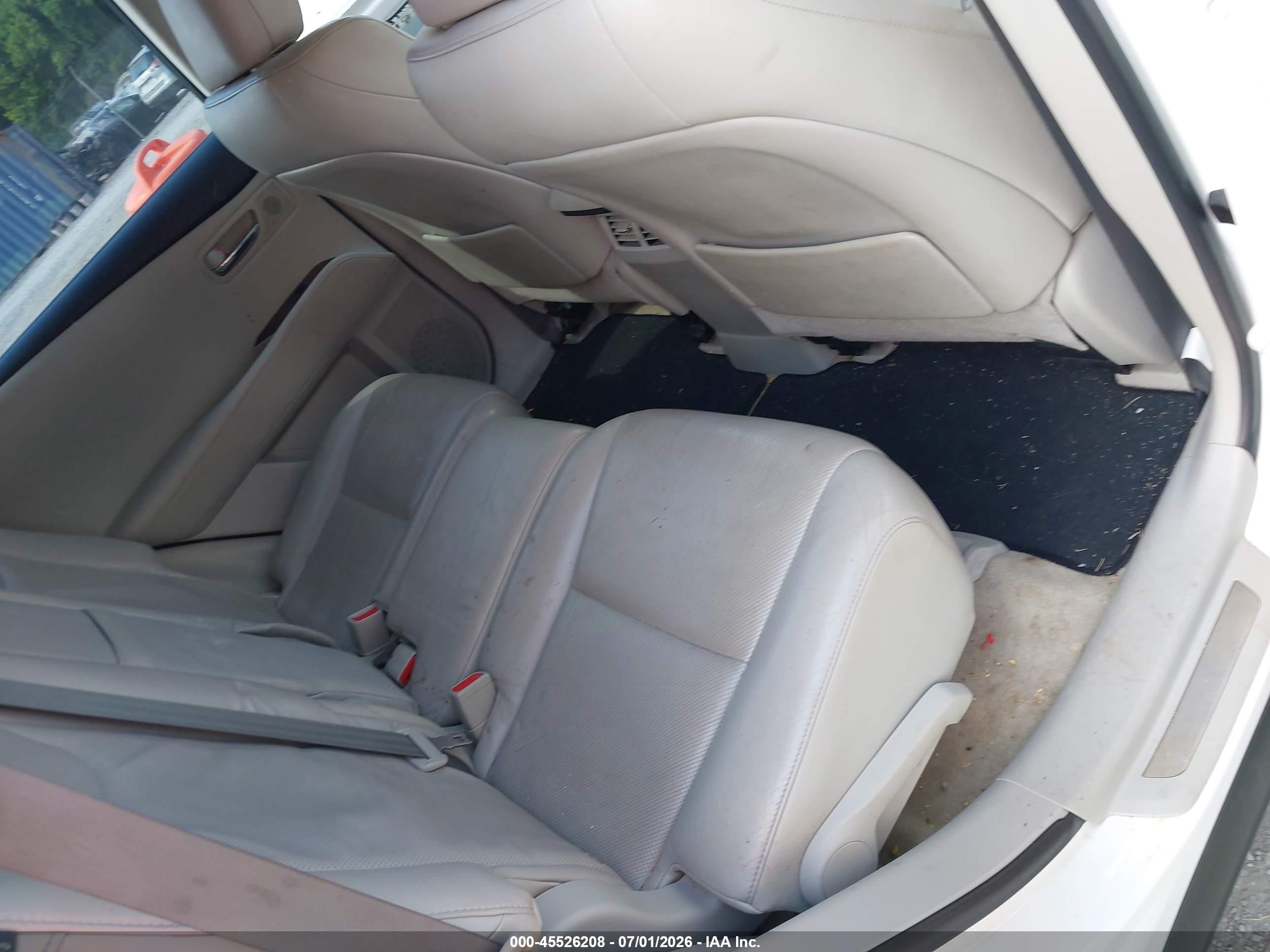 2012 Lexus Rx 350   White vin: JTJBK1BA9C2449567