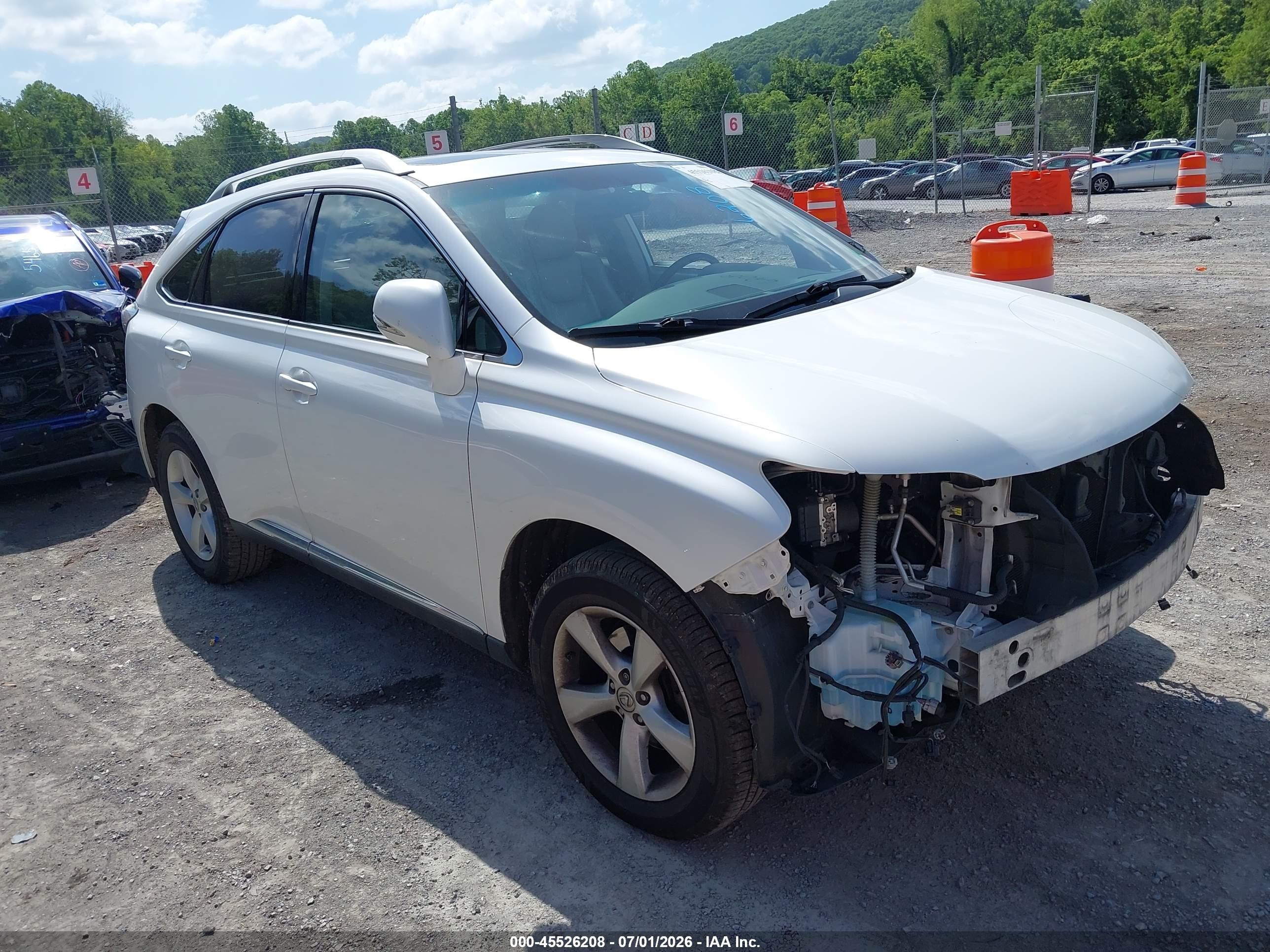 2012 Lexus Rx 350   White vin: JTJBK1BA9C2449567
