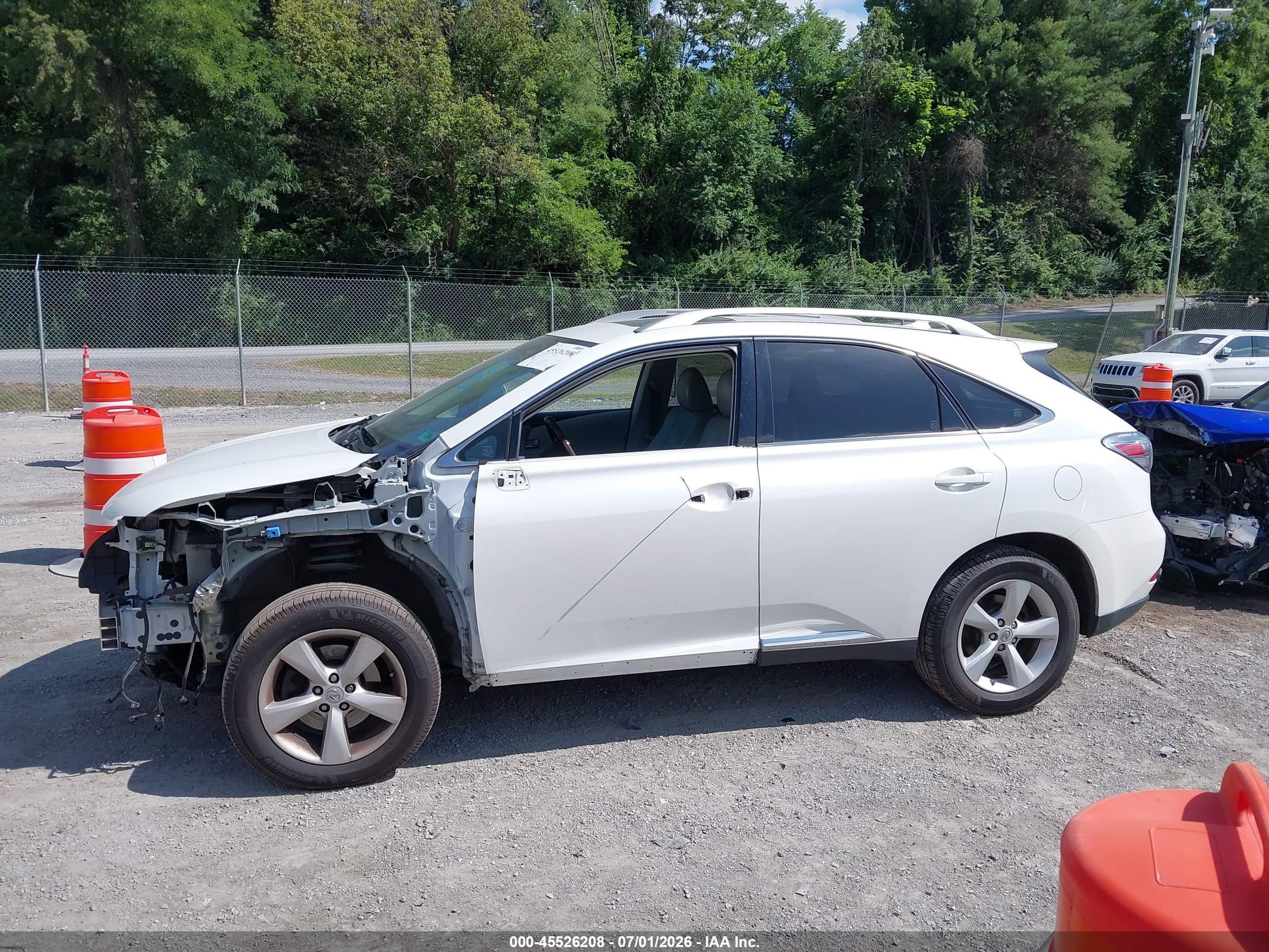 2012 Lexus Rx 350   White vin: JTJBK1BA9C2449567