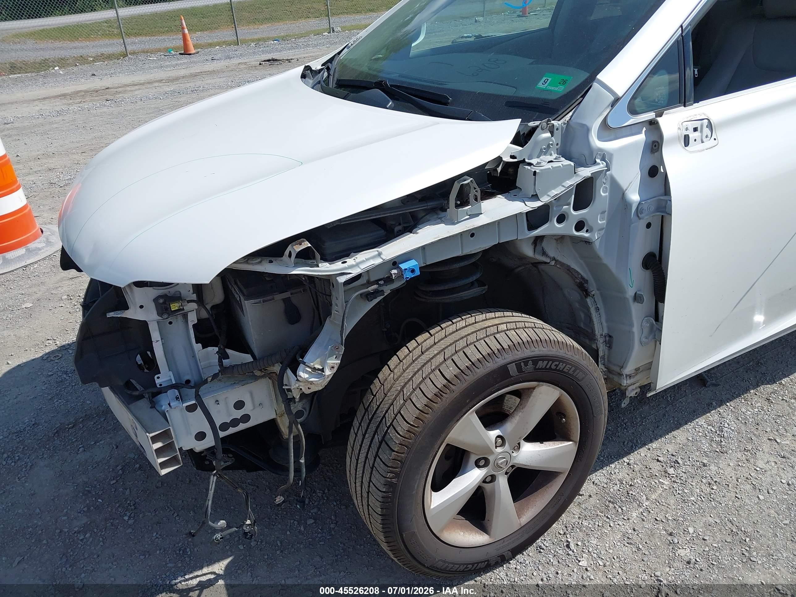 2012 Lexus Rx 350   White vin: JTJBK1BA9C2449567
