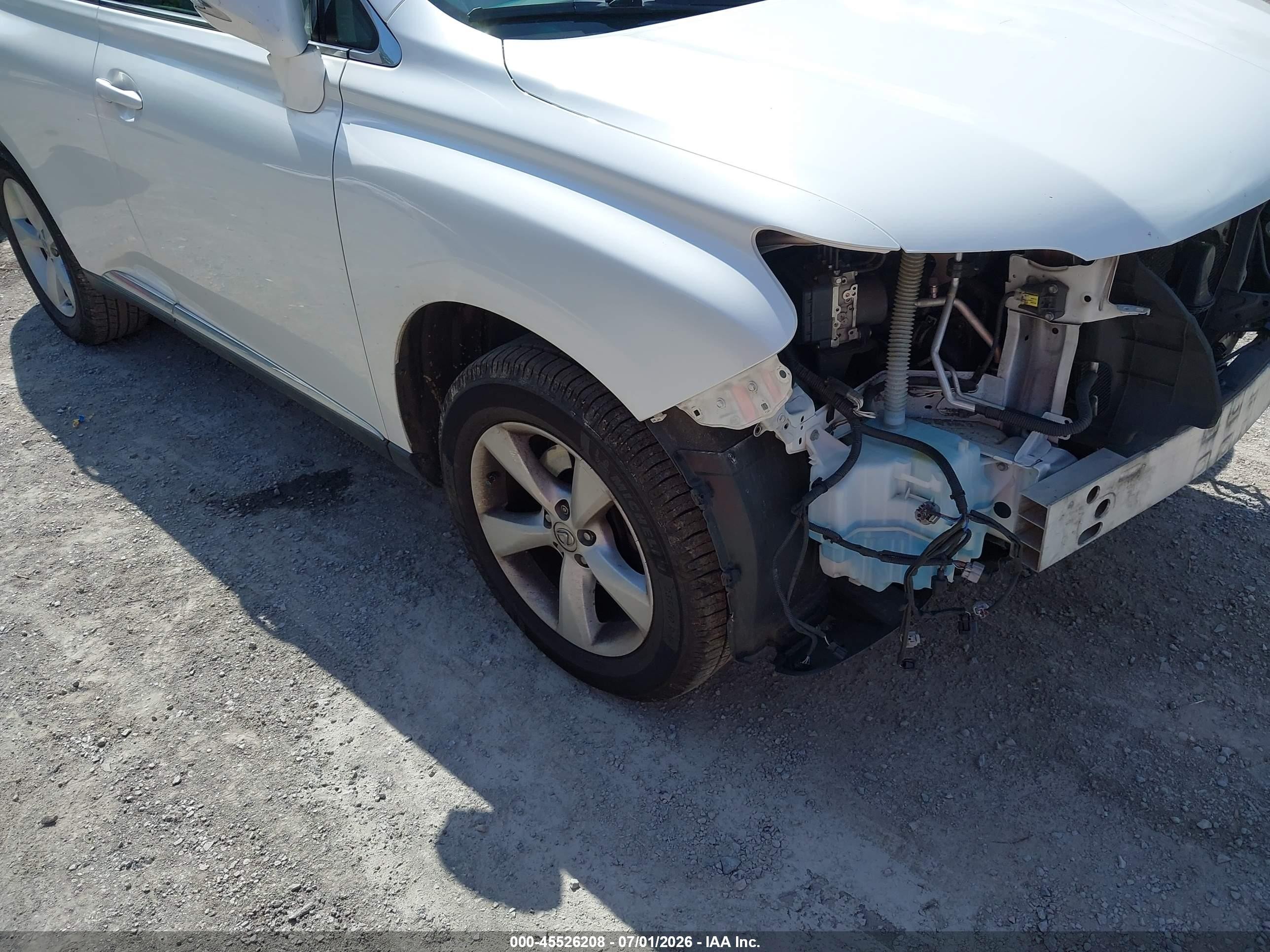 2012 Lexus Rx 350   White vin: JTJBK1BA9C2449567