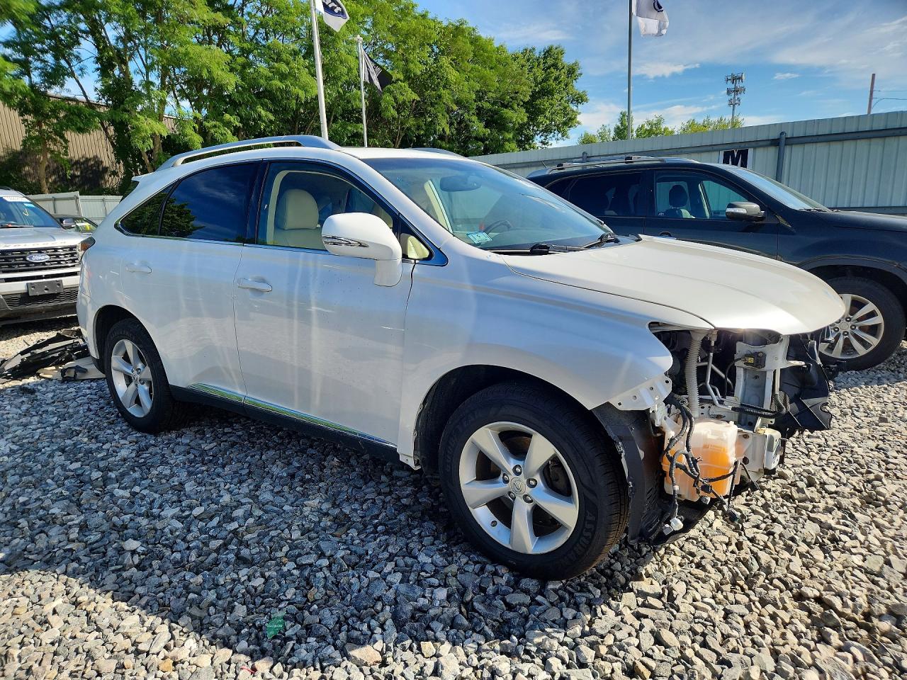 2014 Lexus Rx 350 Base White vin: JTJBK1BA9E2037992