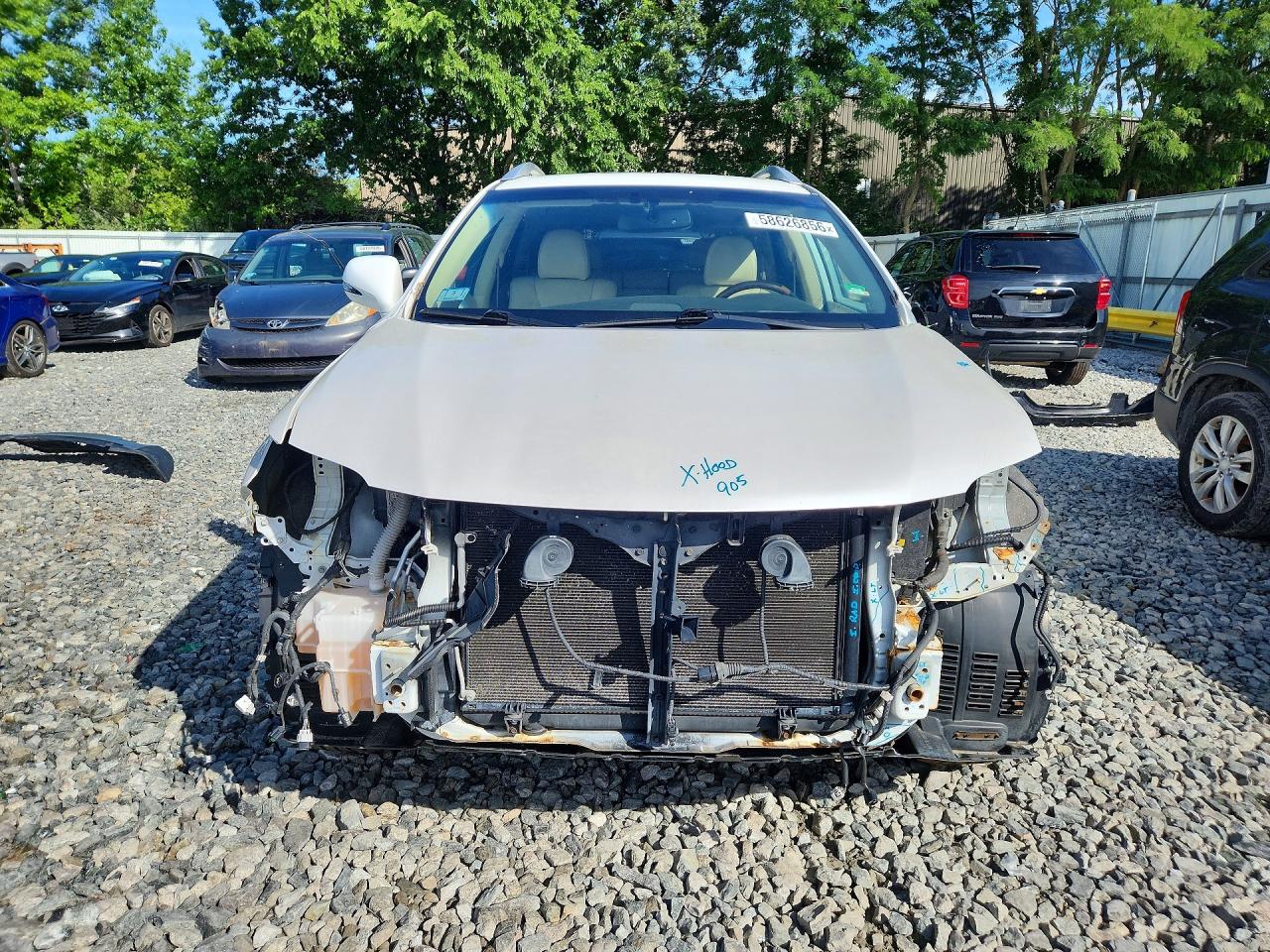 2014 Lexus Rx 350 Base White vin: JTJBK1BA9E2037992