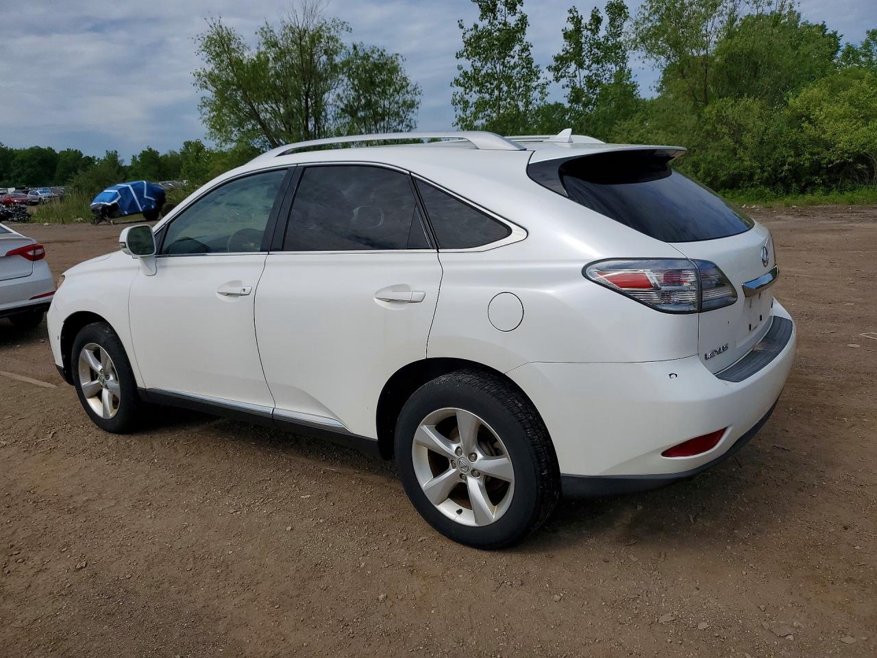 2010 Lexus Rx 350 White vin: JTJBK1BAXA2001450