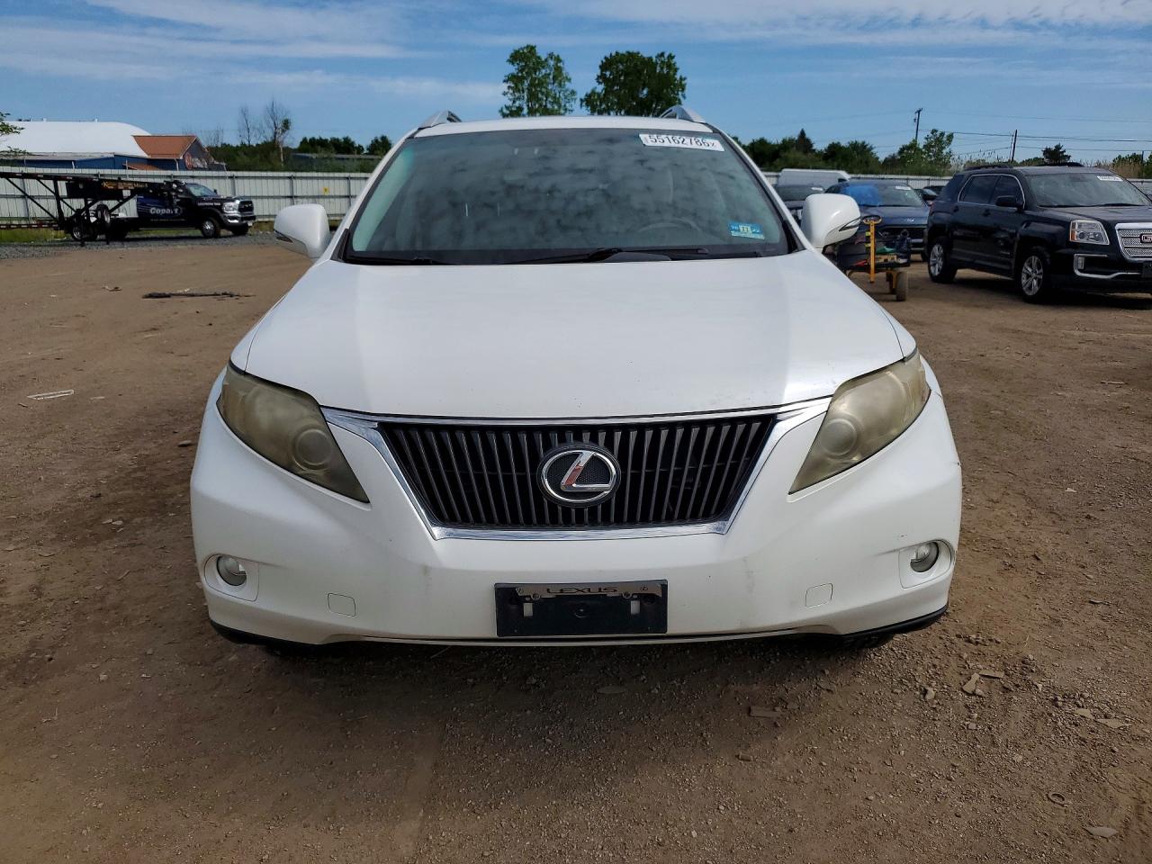 2010 Lexus Rx 350 White vin: JTJBK1BAXA2001450