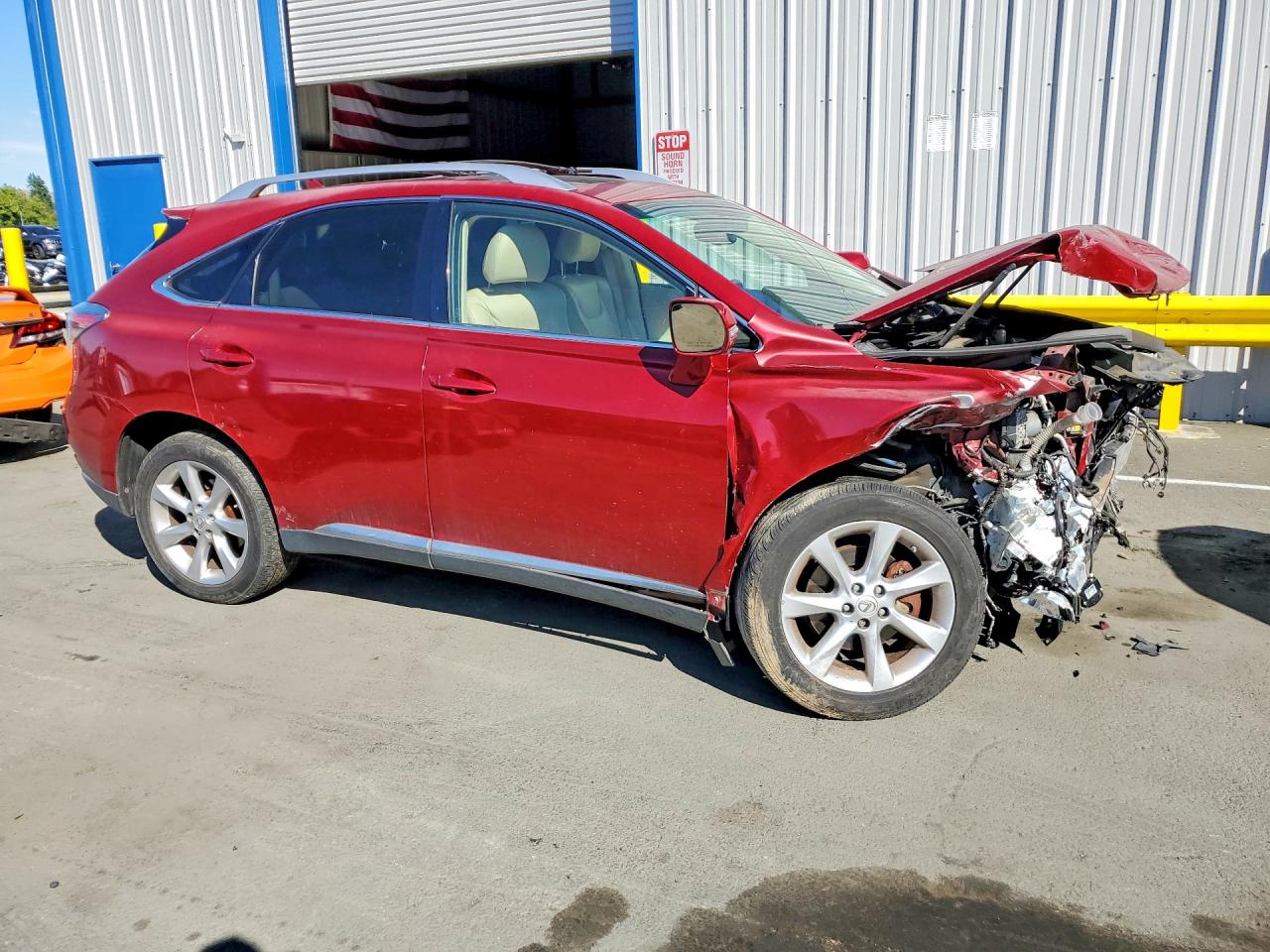 2010 Lexus Rx 350 Burgundy vin: JTJBK1BAXA2420110