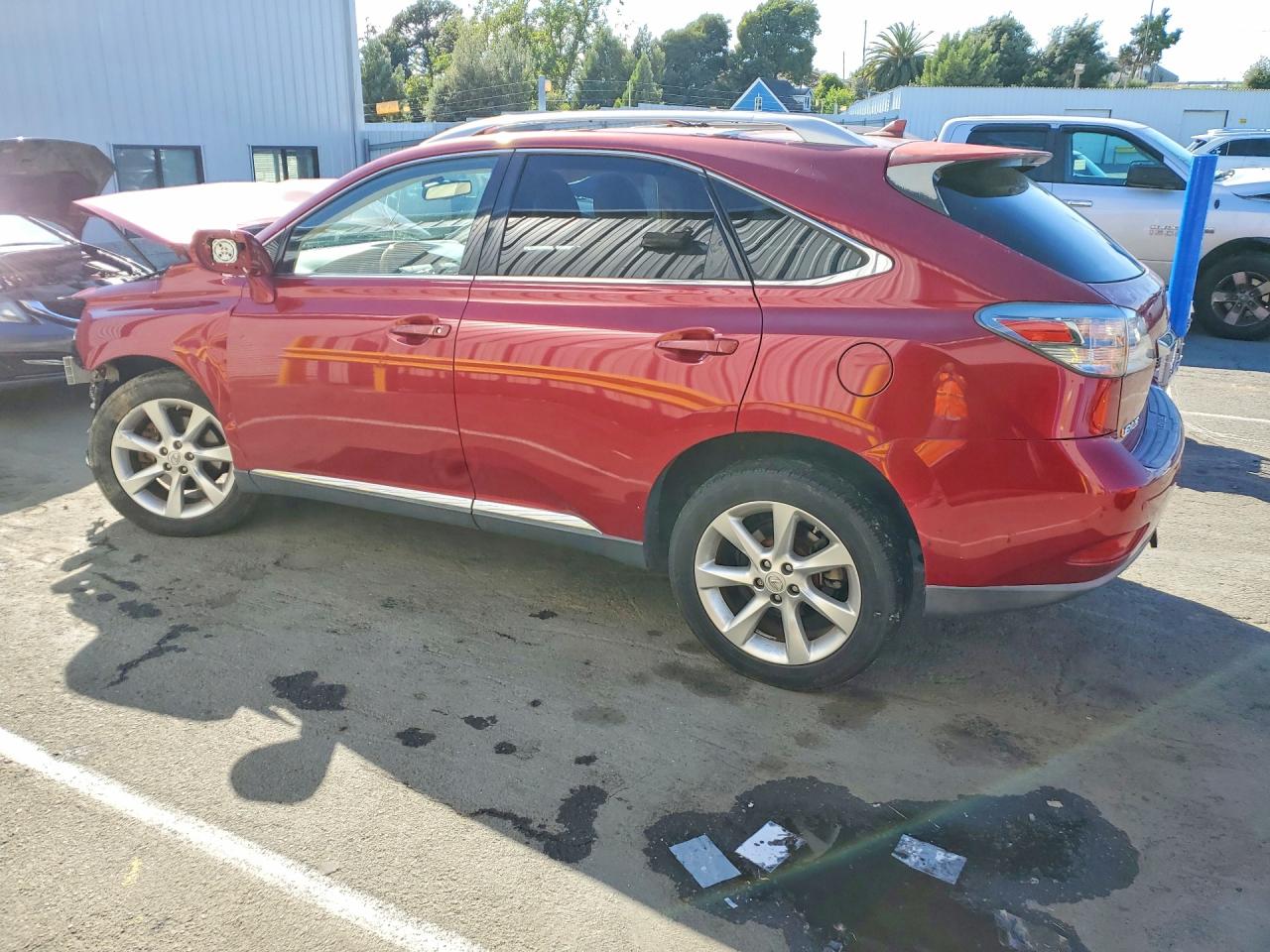 2010 Lexus Rx 350 Burgundy vin: JTJBK1BAXA2420110
