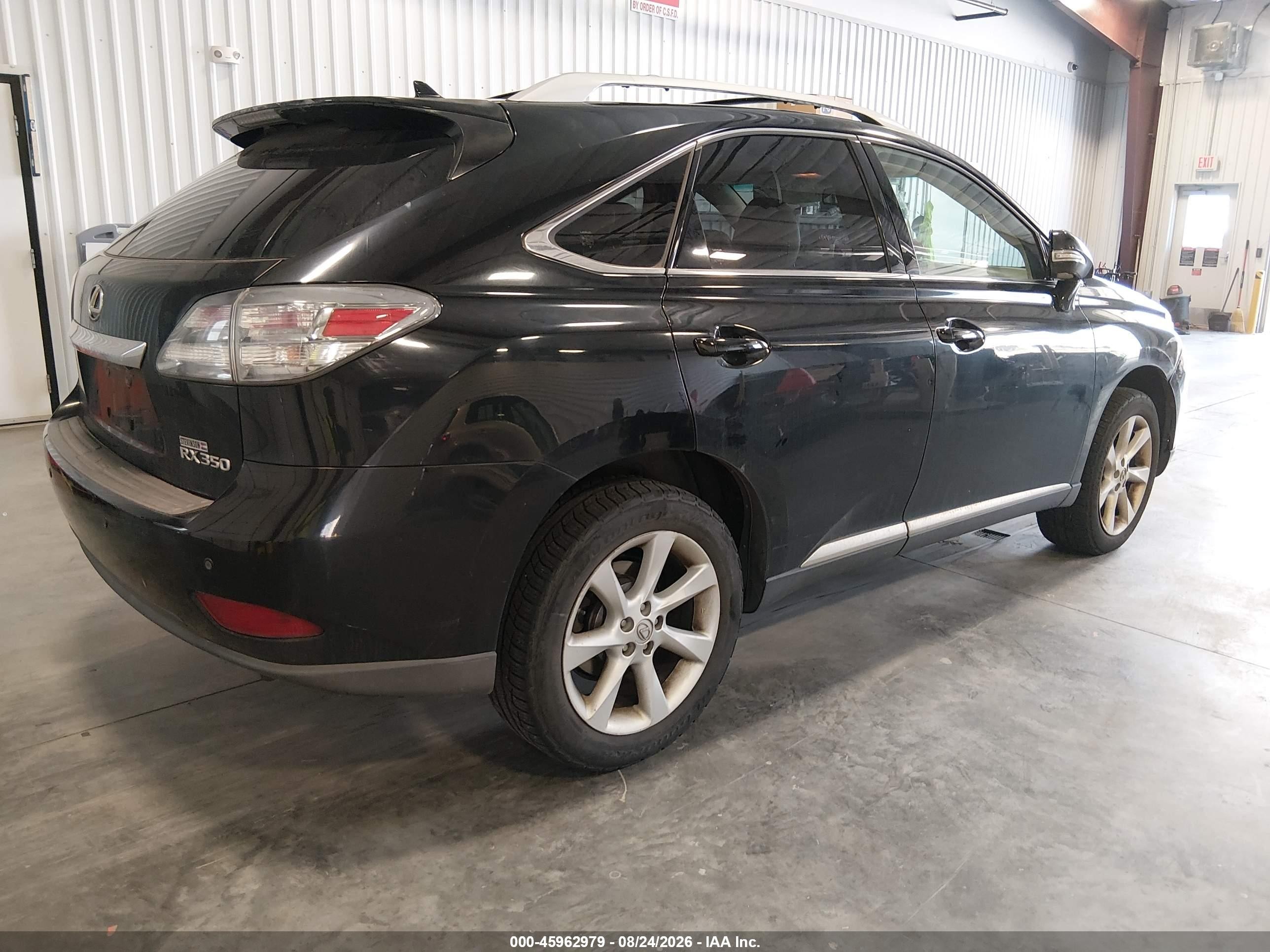 2011 Lexus Rx 350 Black vin: JTJBK1BAXB2011817