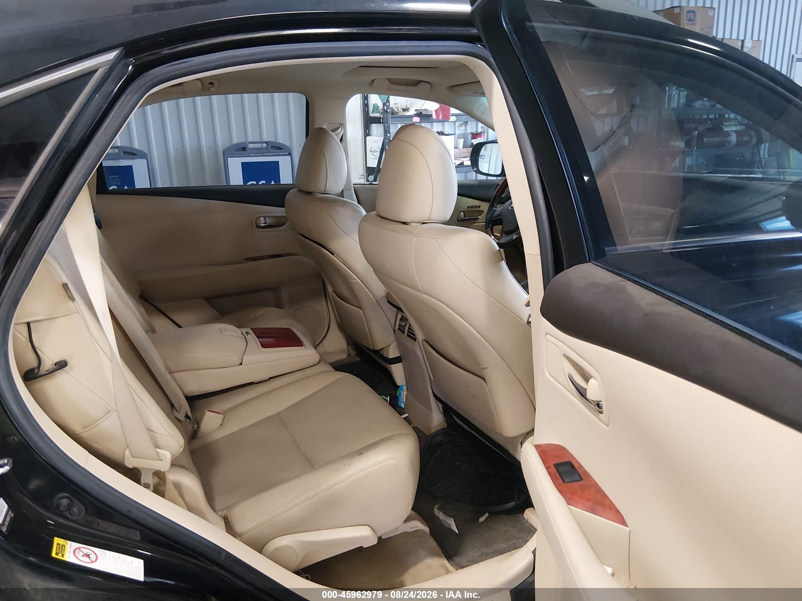2011 Lexus Rx 350 Black vin: JTJBK1BAXB2011817
