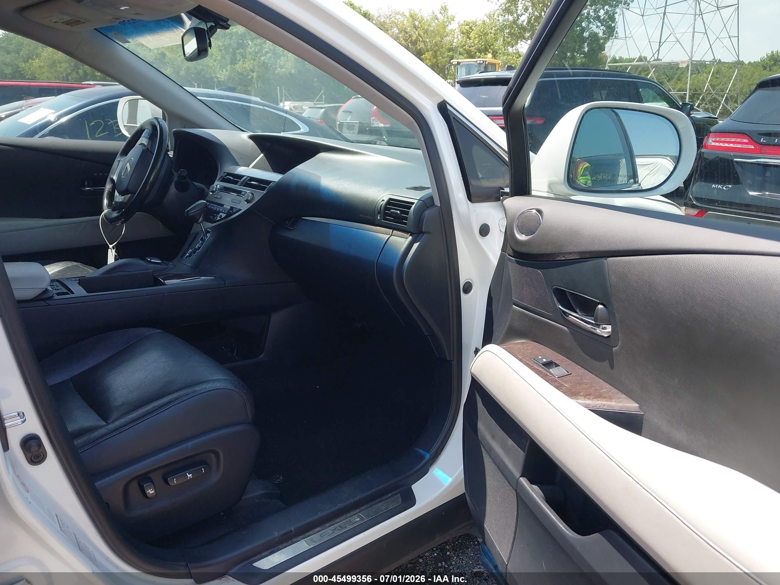 2013 Lexus Rx 350   White vin: JTJBK1BAXD2453757