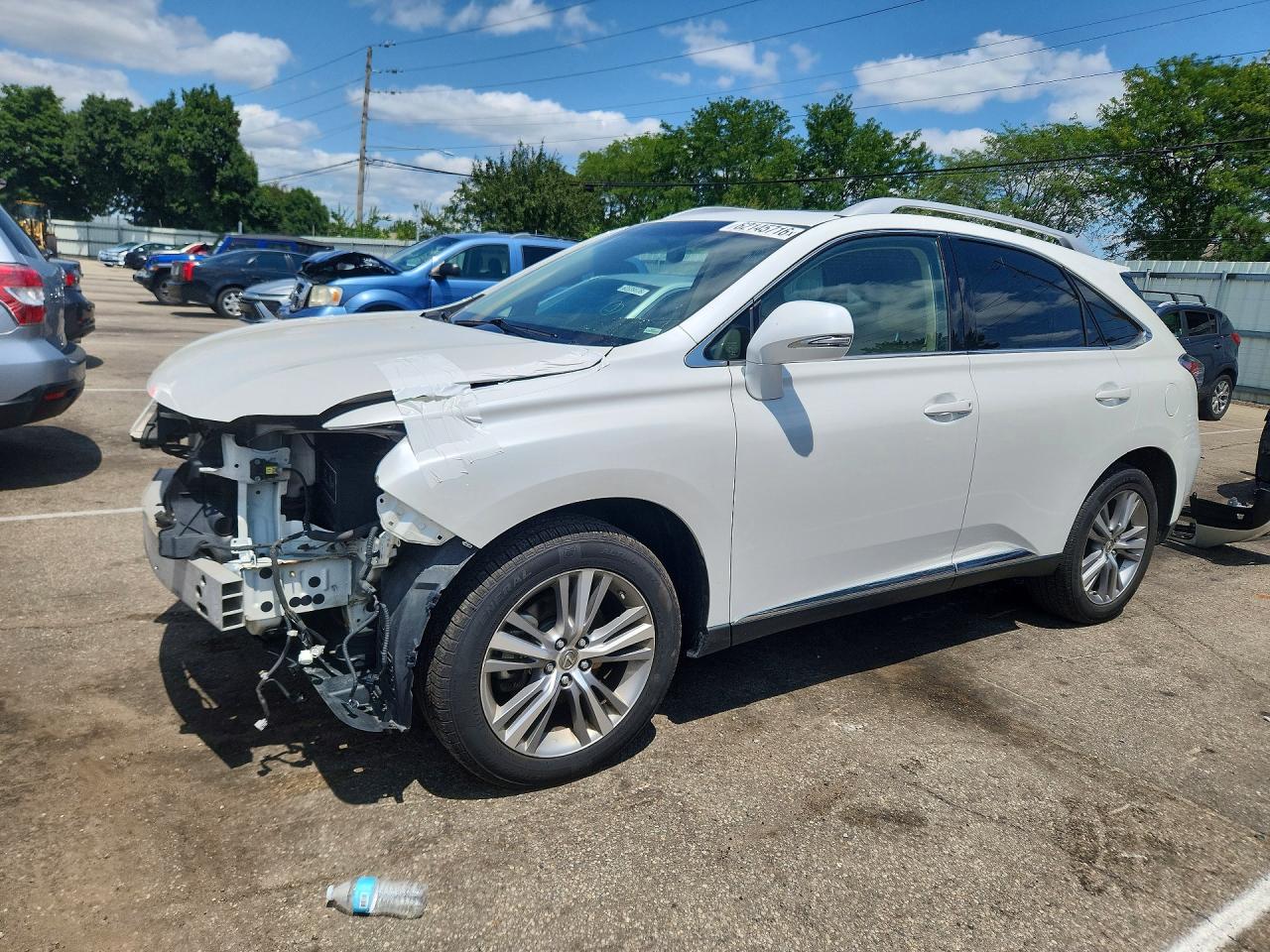 2014 Lexus Rx 350 Base White vin: JTJBK1BAXE2459642