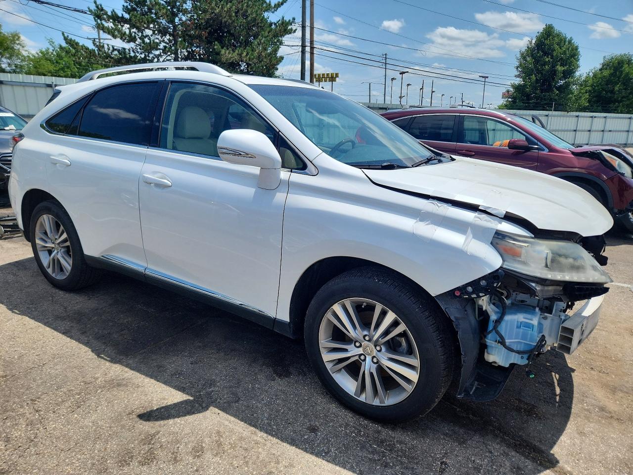 2014 Lexus Rx 350 Base White vin: JTJBK1BAXE2459642