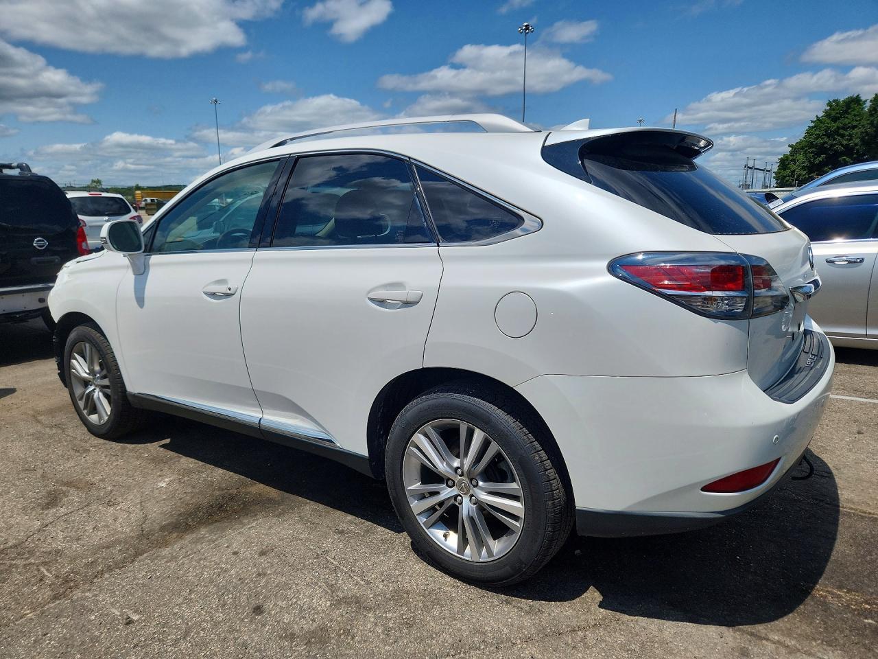 2014 Lexus Rx 350 Base White vin: JTJBK1BAXE2459642