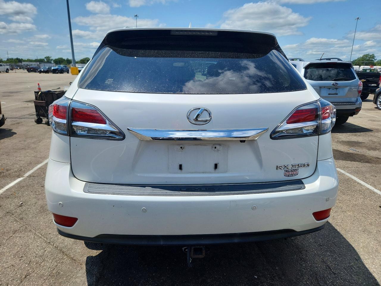 2014 Lexus Rx 350 Base White vin: JTJBK1BAXE2459642