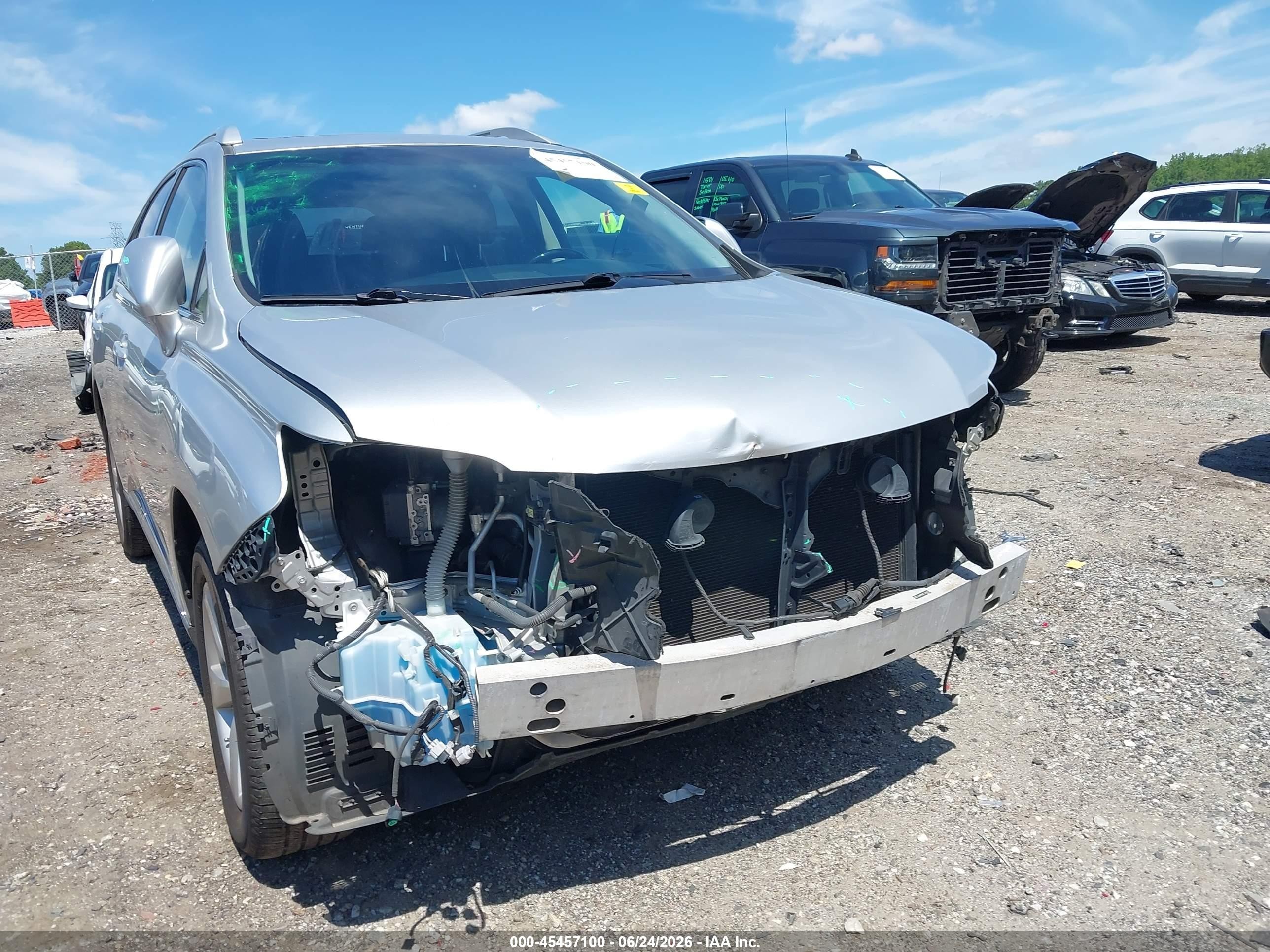 2015 Lexus Rx 350   Silver vin: JTJBK1BAXF2469847