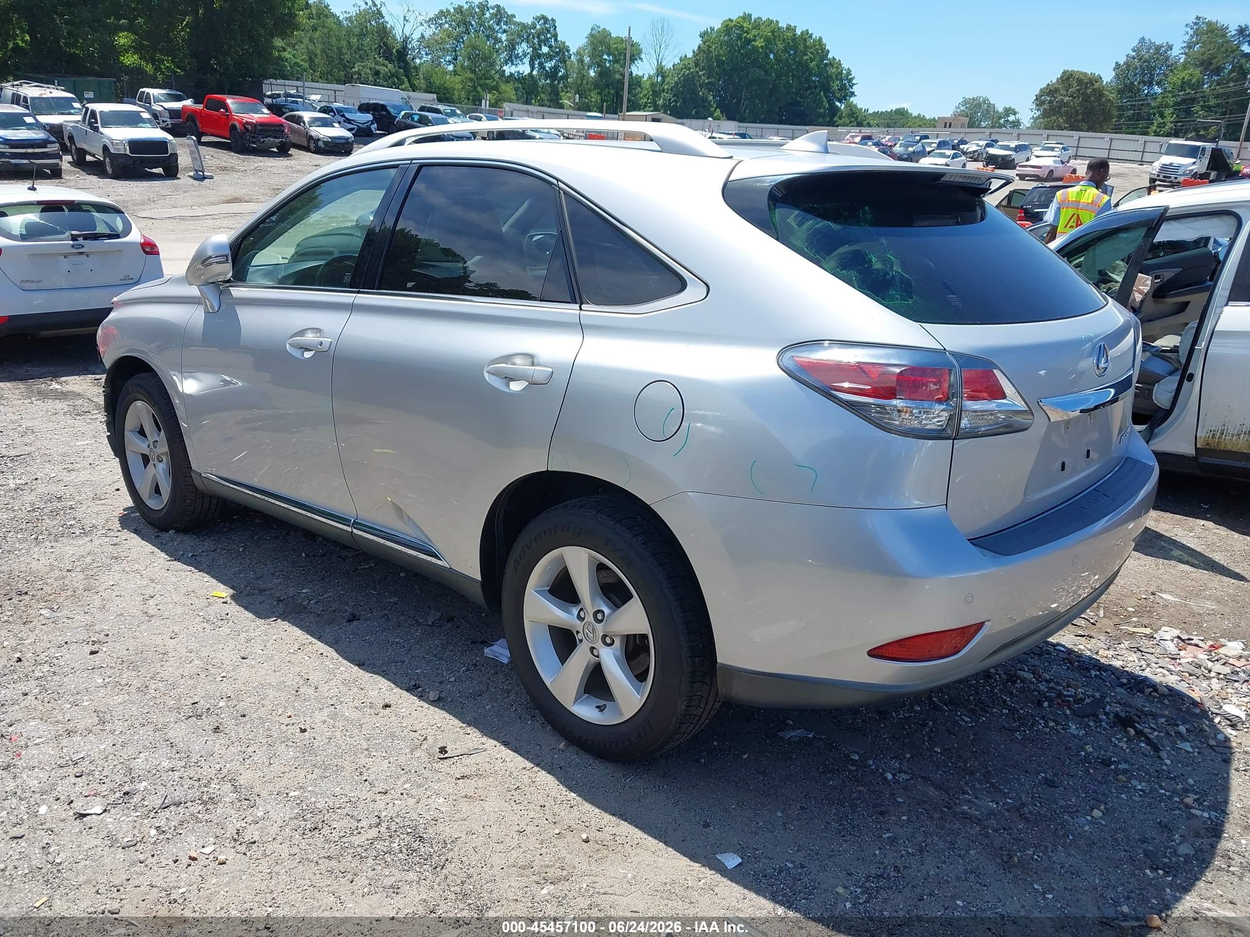 2015 Lexus Rx 350   Silver vin: JTJBK1BAXF2469847