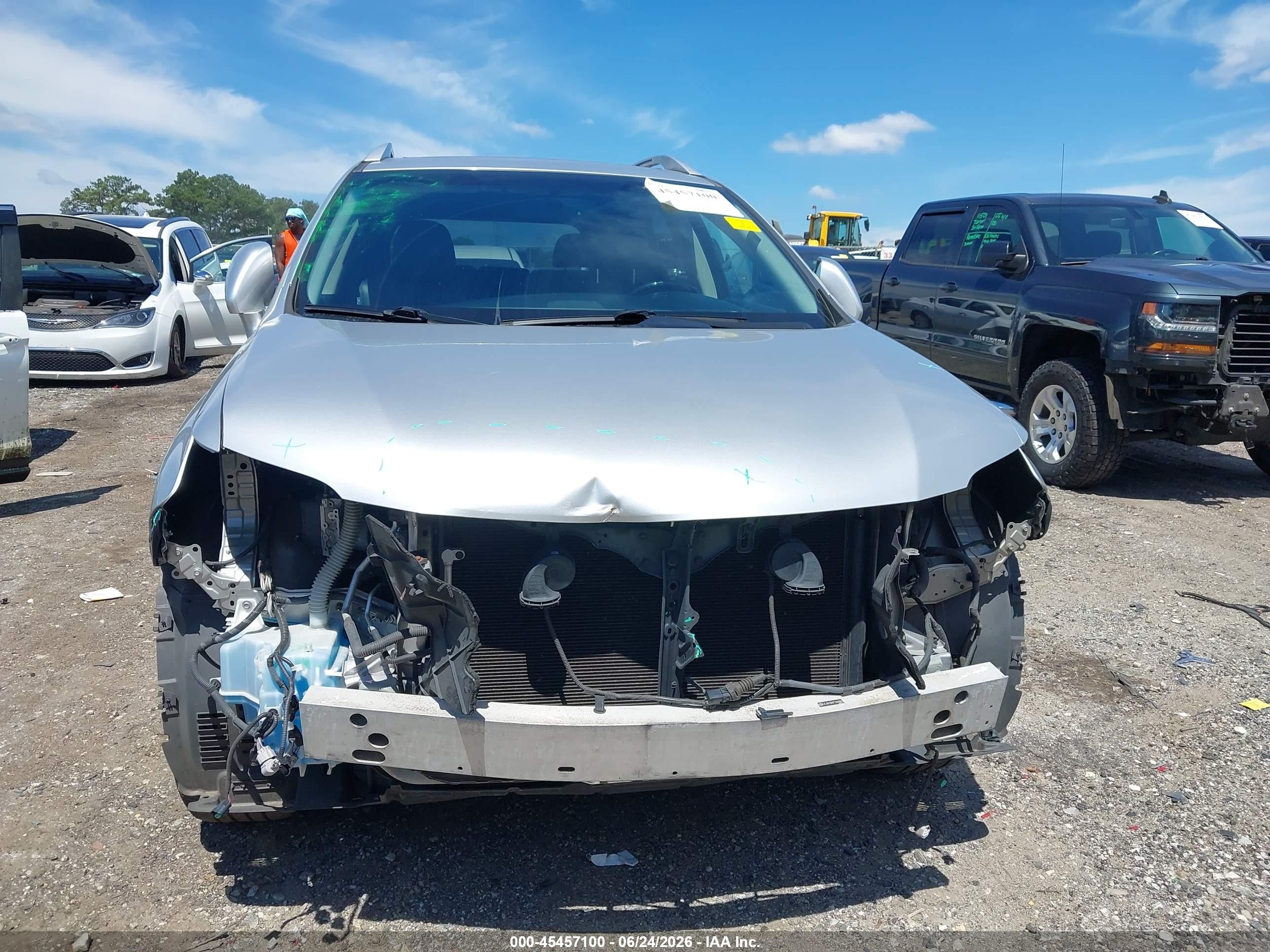 2015 Lexus Rx 350   Silver vin: JTJBK1BAXF2469847