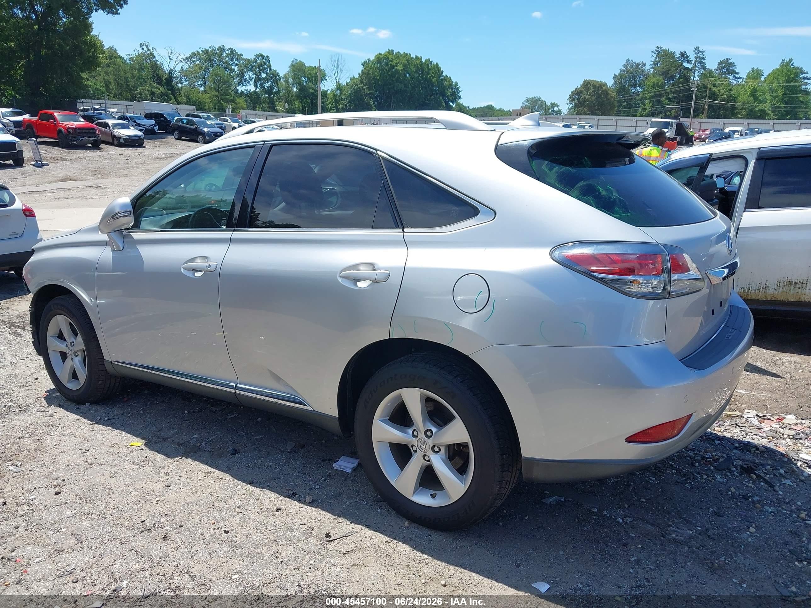 2015 Lexus Rx 350   Silver vin: JTJBK1BAXF2469847