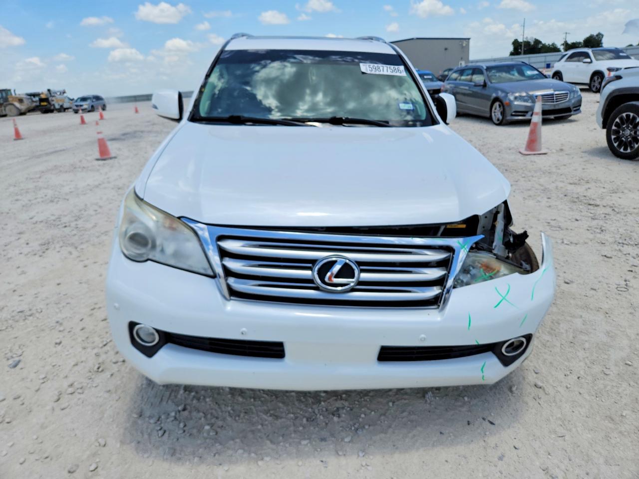 2012 Lexus Gx 460 White vin: JTJBM7FX0C5048161