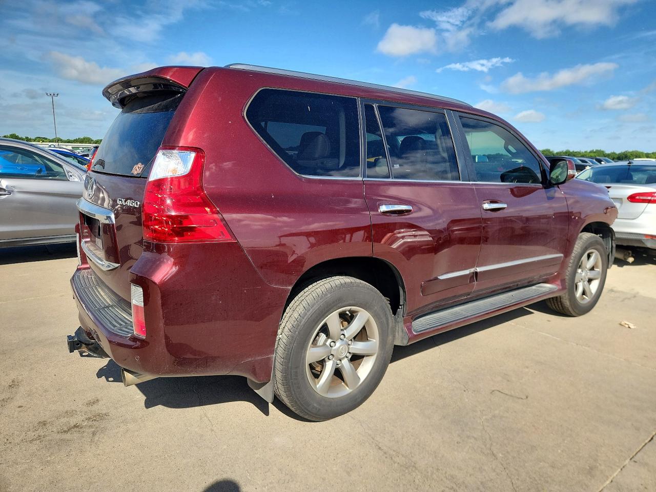 2013 Lexus Gx 460 Burgundy vin: JTJBM7FX0D5054446
