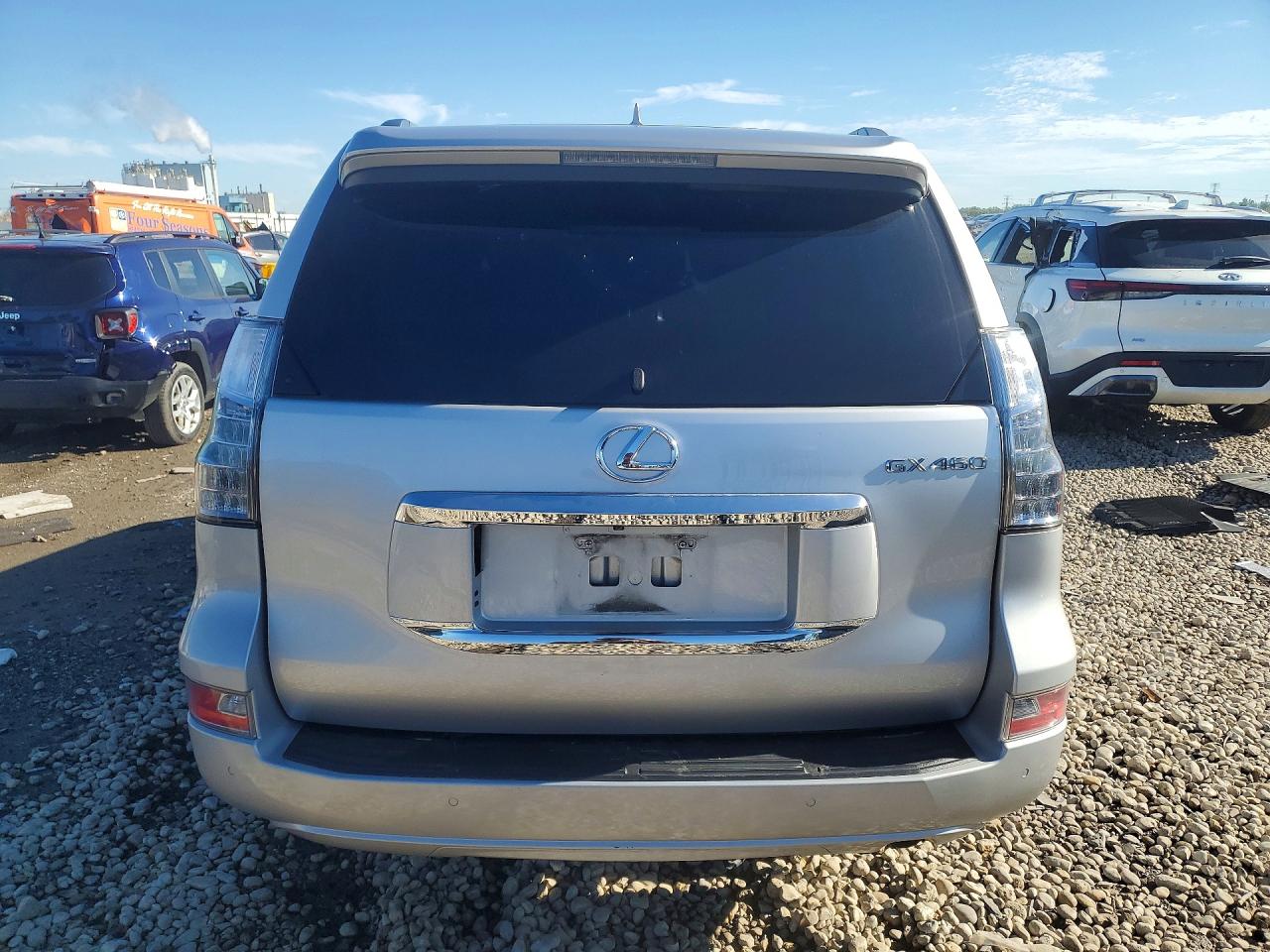 2014 Lexus Gx 460 Silver vin: JTJBM7FX0E5080577