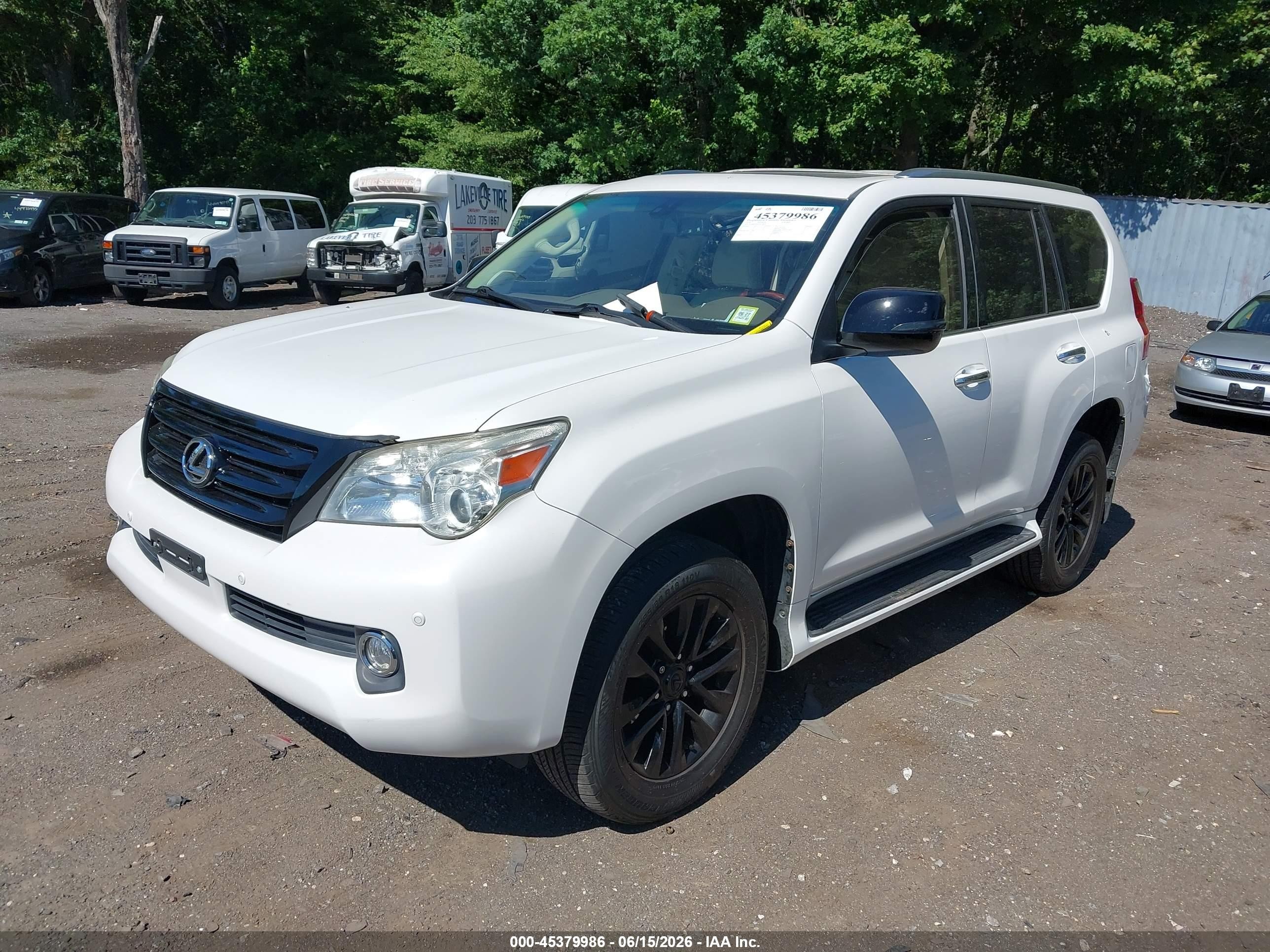 2010 Lexus Gx 460   White vin: JTJBM7FX1A5011875