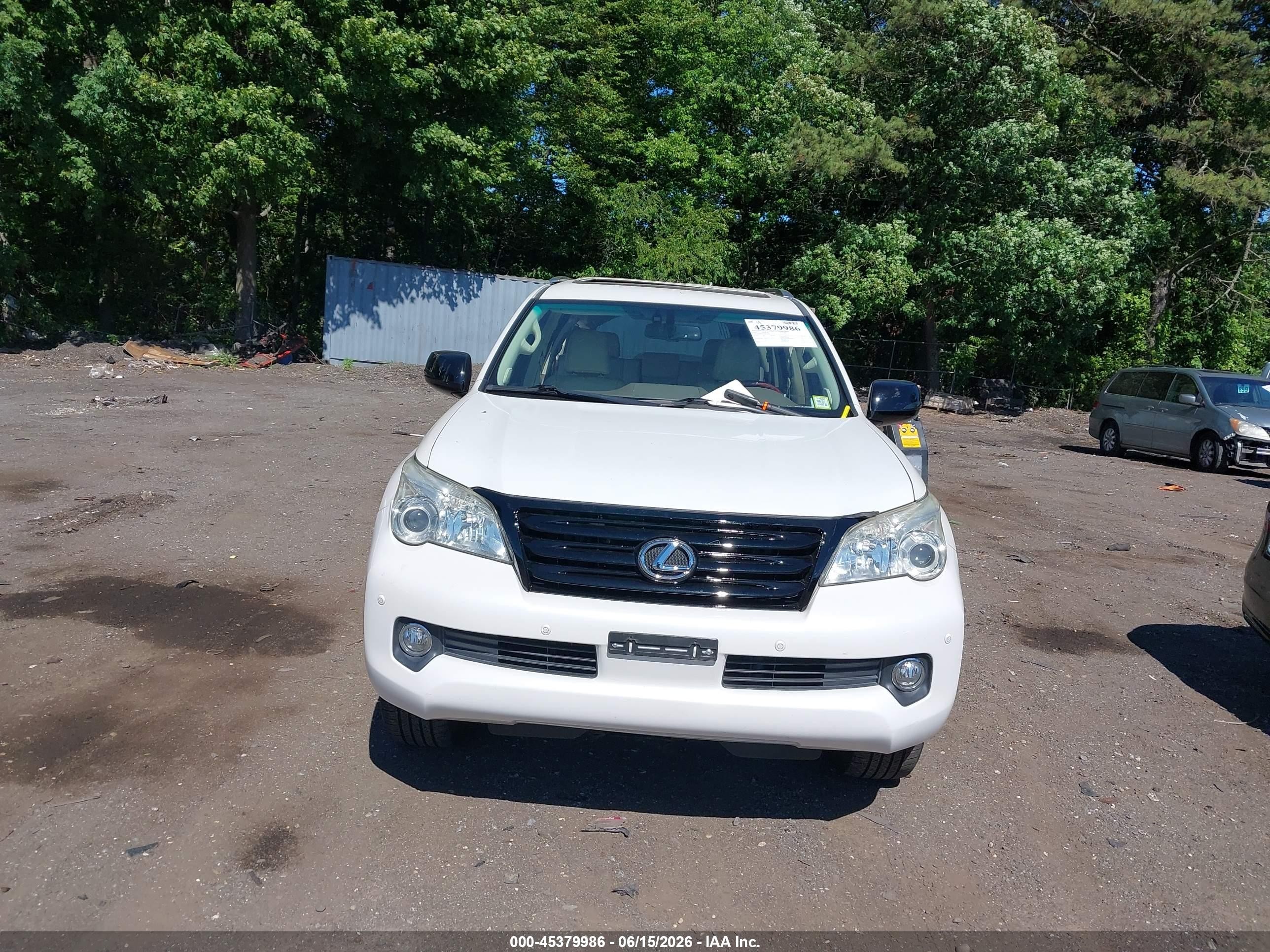 2010 Lexus Gx 460   White vin: JTJBM7FX1A5011875