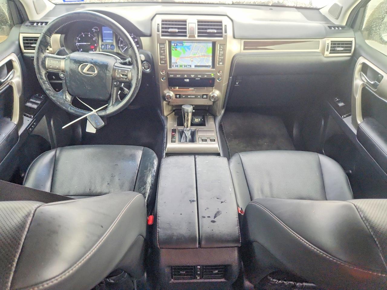 2014 Lexus Gx 460 White vin: JTJBM7FX1E5066204