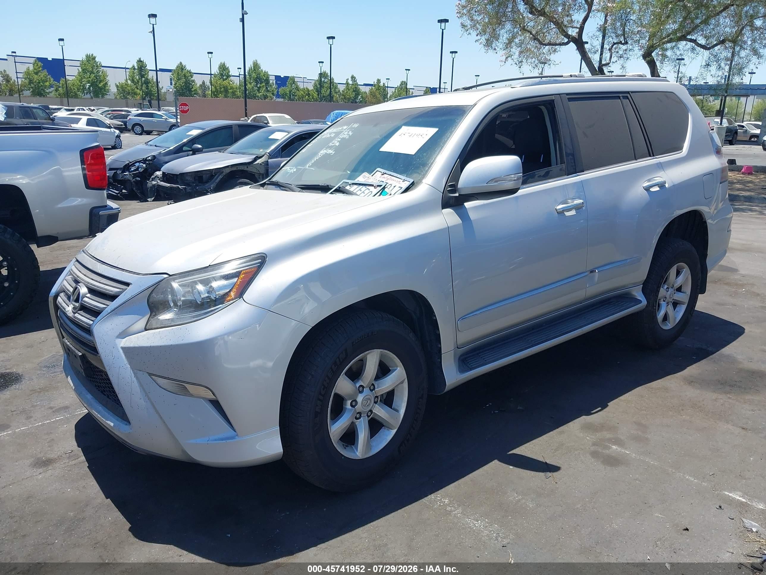 2014 Lexus Gx 460   Silver vin: JTJBM7FX1E5074013