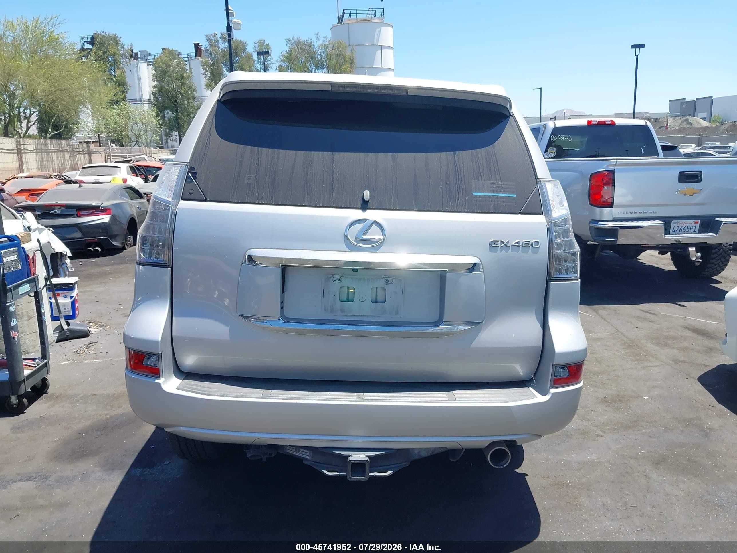 2014 Lexus Gx 460   Silver vin: JTJBM7FX1E5074013