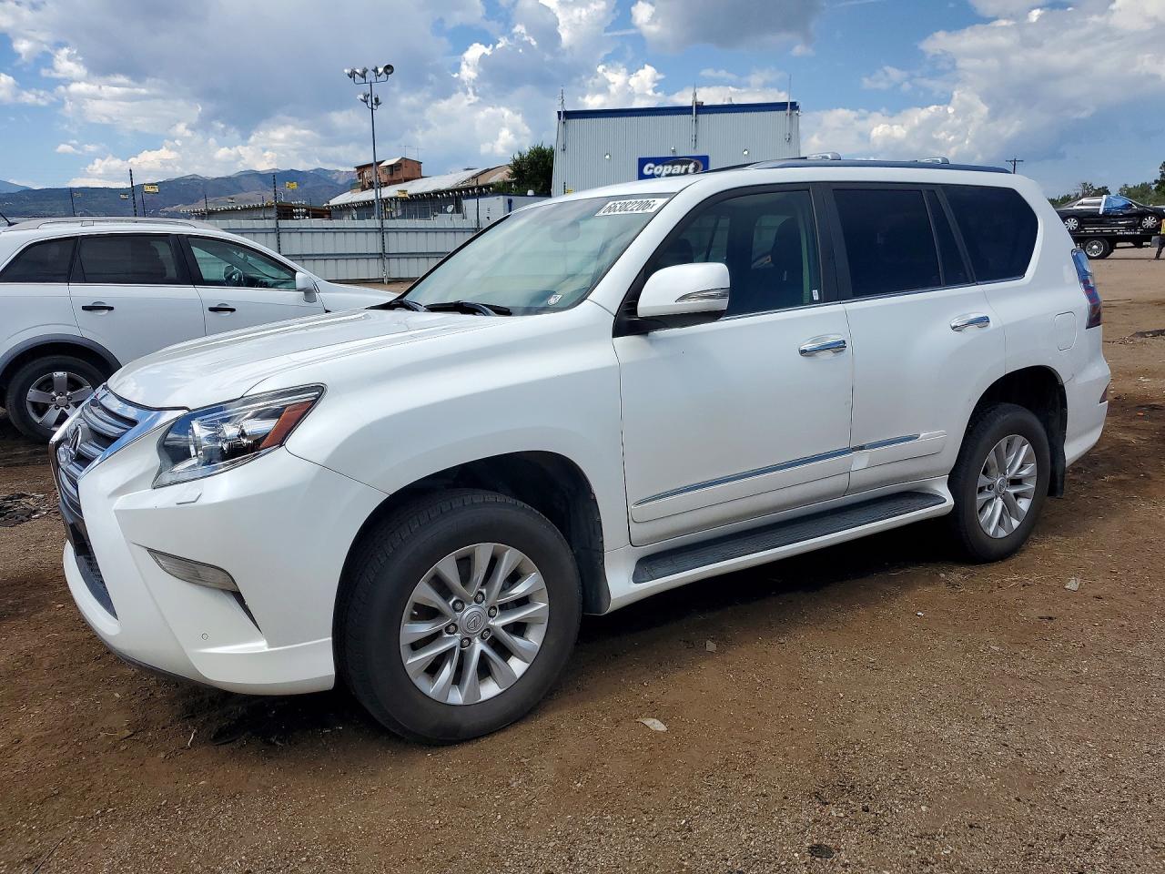 2014 Lexus Gx 460 White vin: JTJBM7FX1E5086629