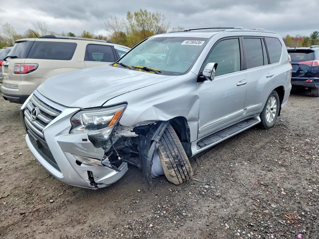 2015 Lexus Gx 460 Silver vin: JTJBM7FX1F5097793