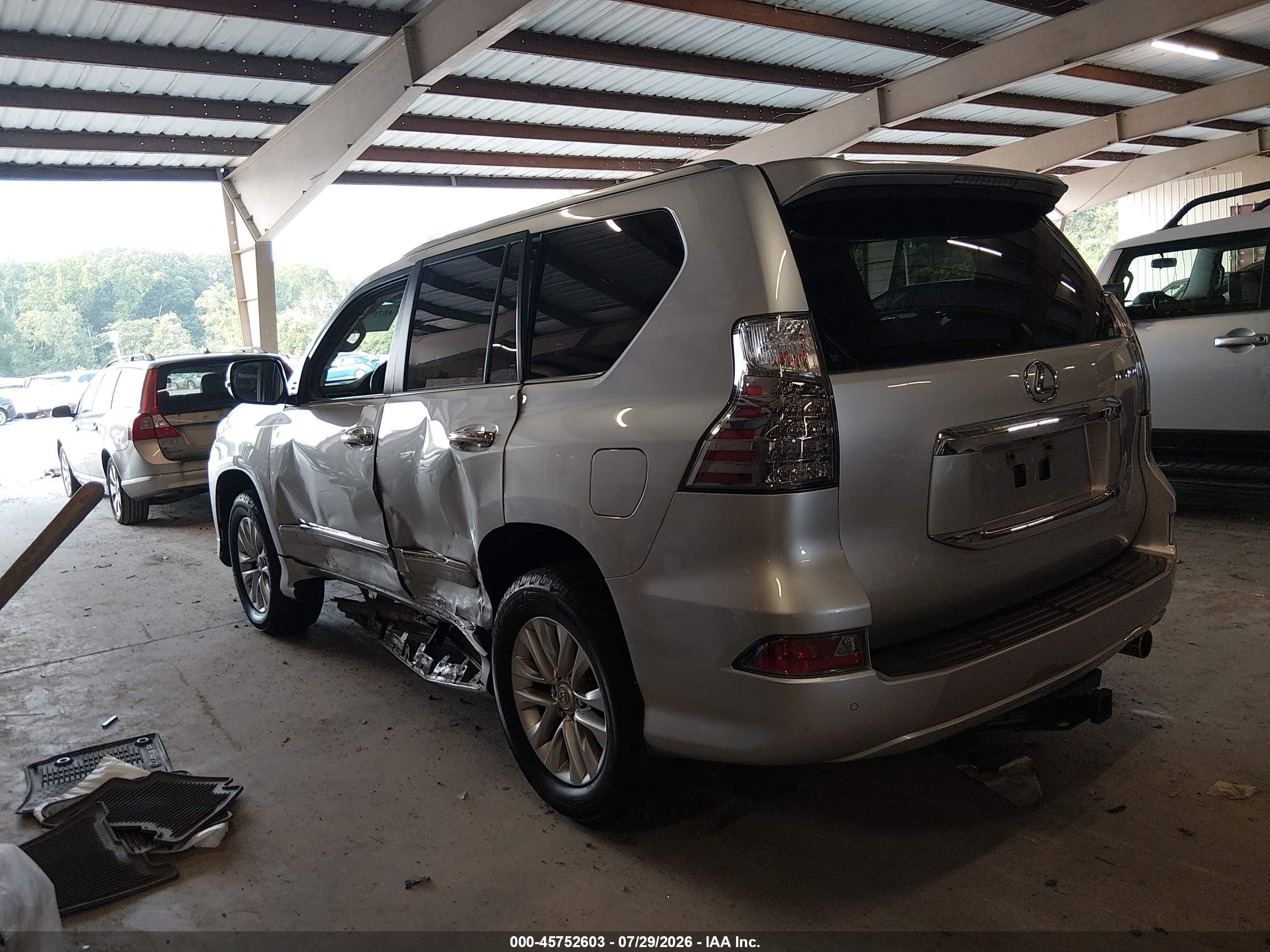 2015 Lexus Gx 460   Silver vin: JTJBM7FX1F5098863