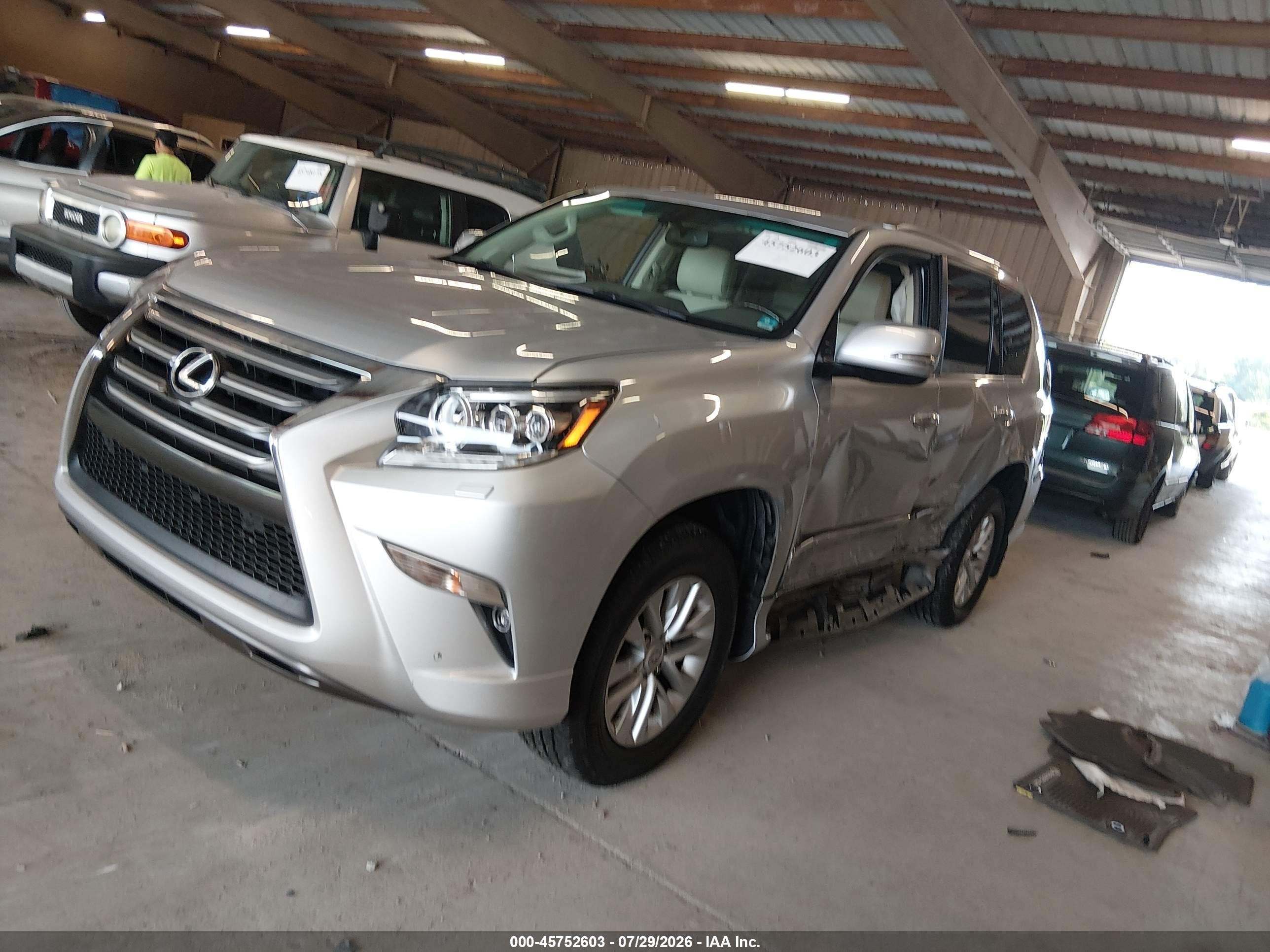 2015 Lexus Gx 460   Silver vin: JTJBM7FX1F5098863