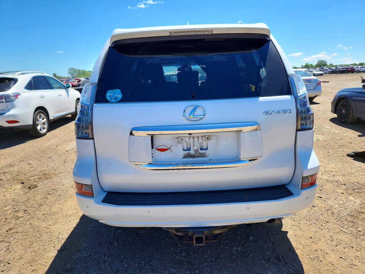 2015 Lexus Gx 460 Белый vin: JTJBM7FX1F5102474