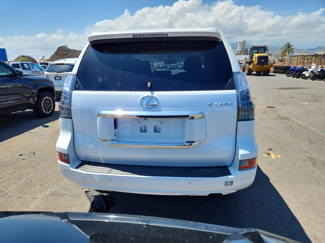 2015 Lexus Gx 460 White vin: JTJBM7FX1F5102717