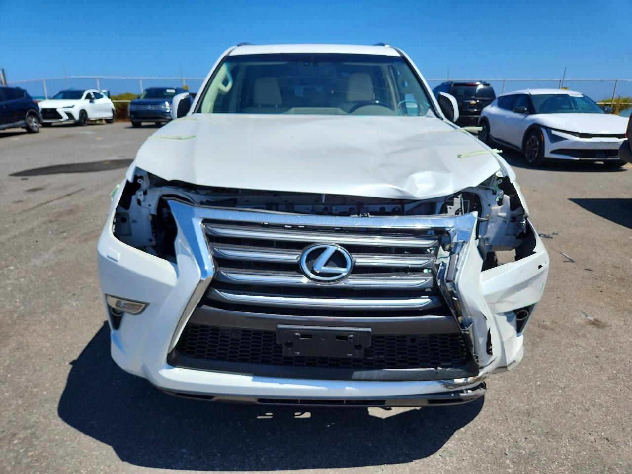 2015 Lexus Gx 460 White vin: JTJBM7FX1F5102717