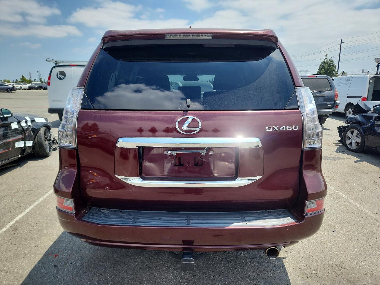 2015 Lexus Gx 460 Burgundy vin: JTJBM7FX1F5110641