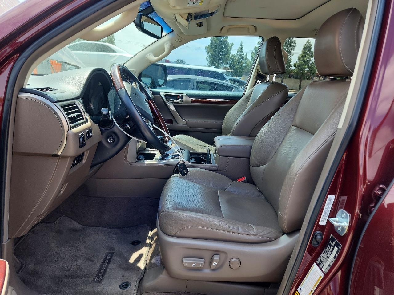 2015 Lexus Gx 460 Burgundy vin: JTJBM7FX1F5110641