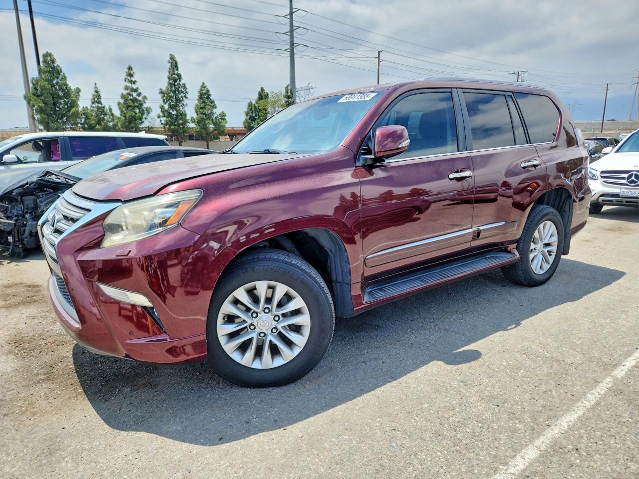 2015 Lexus Gx 460 Burgundy vin: JTJBM7FX1F5110641