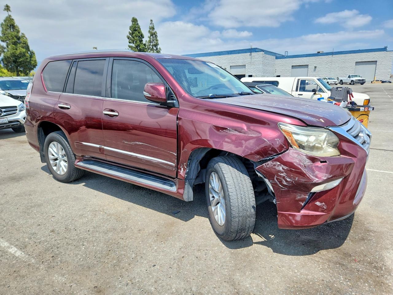 2015 Lexus Gx 460 Burgundy vin: JTJBM7FX1F5110641