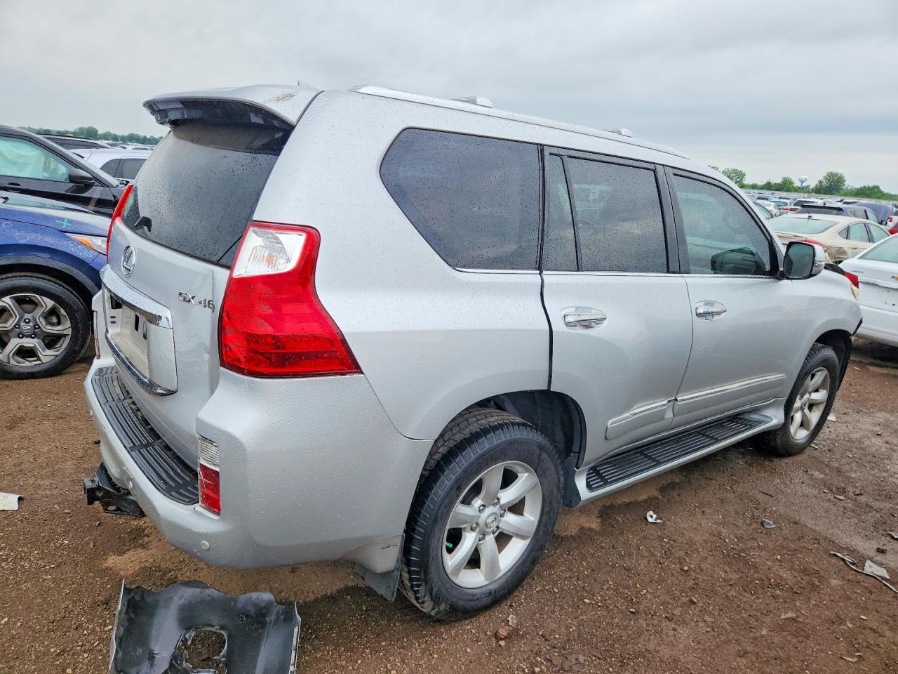 2012 Lexus Gx 460 Silver vin: JTJBM7FX2C5035914