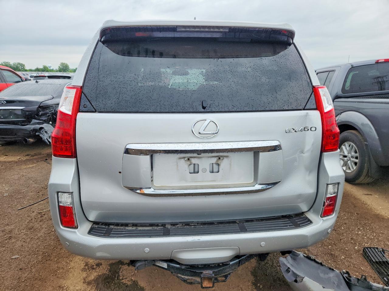 2012 Lexus Gx 460 Silver vin: JTJBM7FX2C5035914