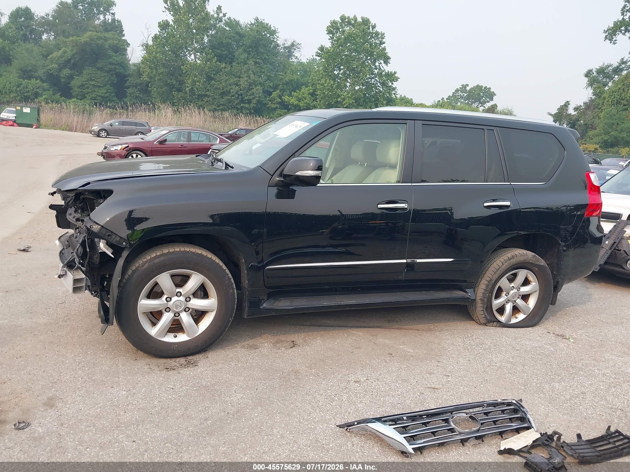 2012 Lexus Gx 460   Черный vin: JTJBM7FX2C5042068