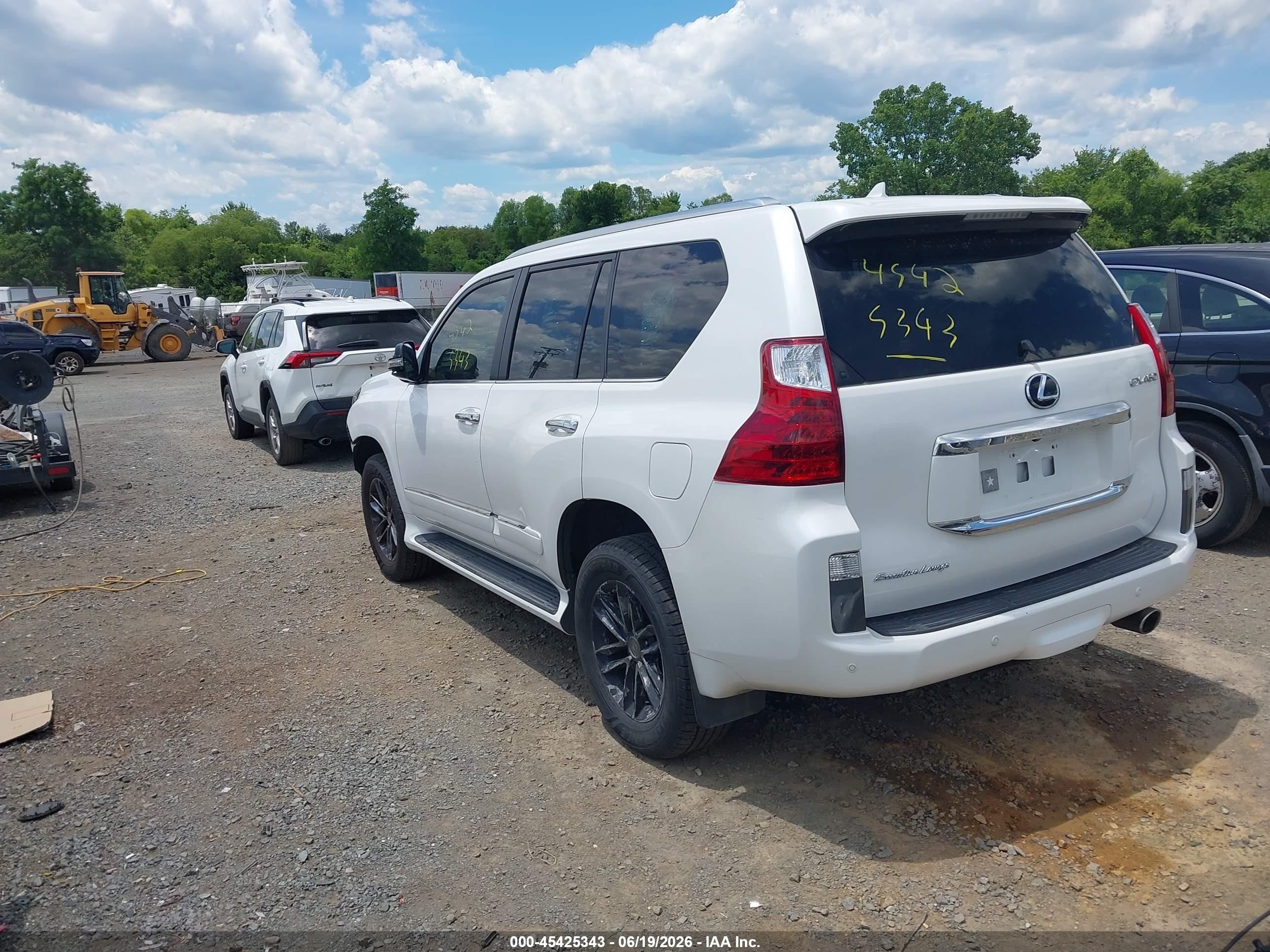 2012 Lexus Gx 460   White vin: JTJBM7FX2C5048873
