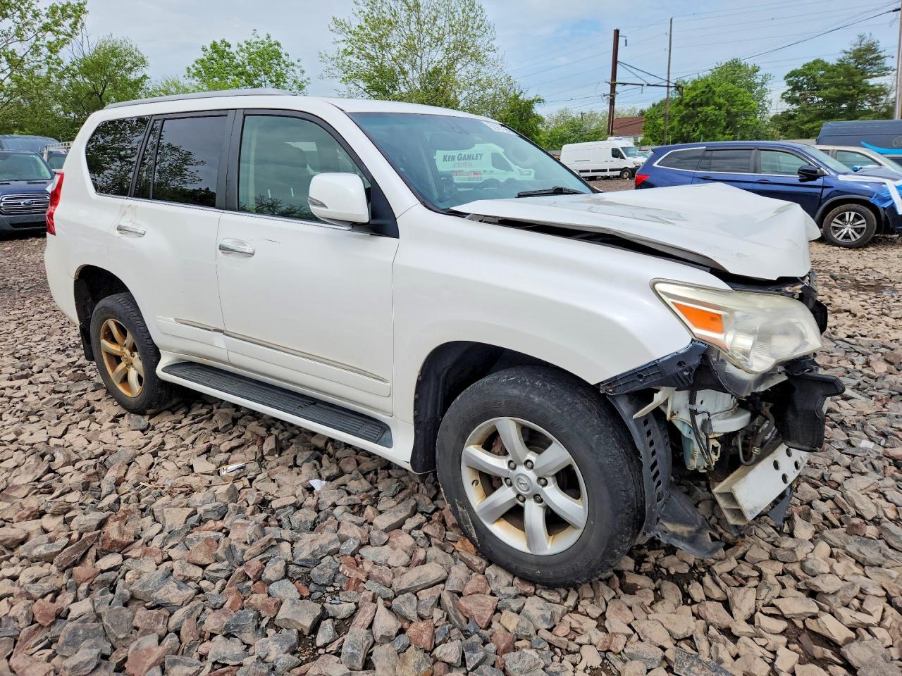 2013 Lexus Gx 460 White vin: JTJBM7FX2D5059213