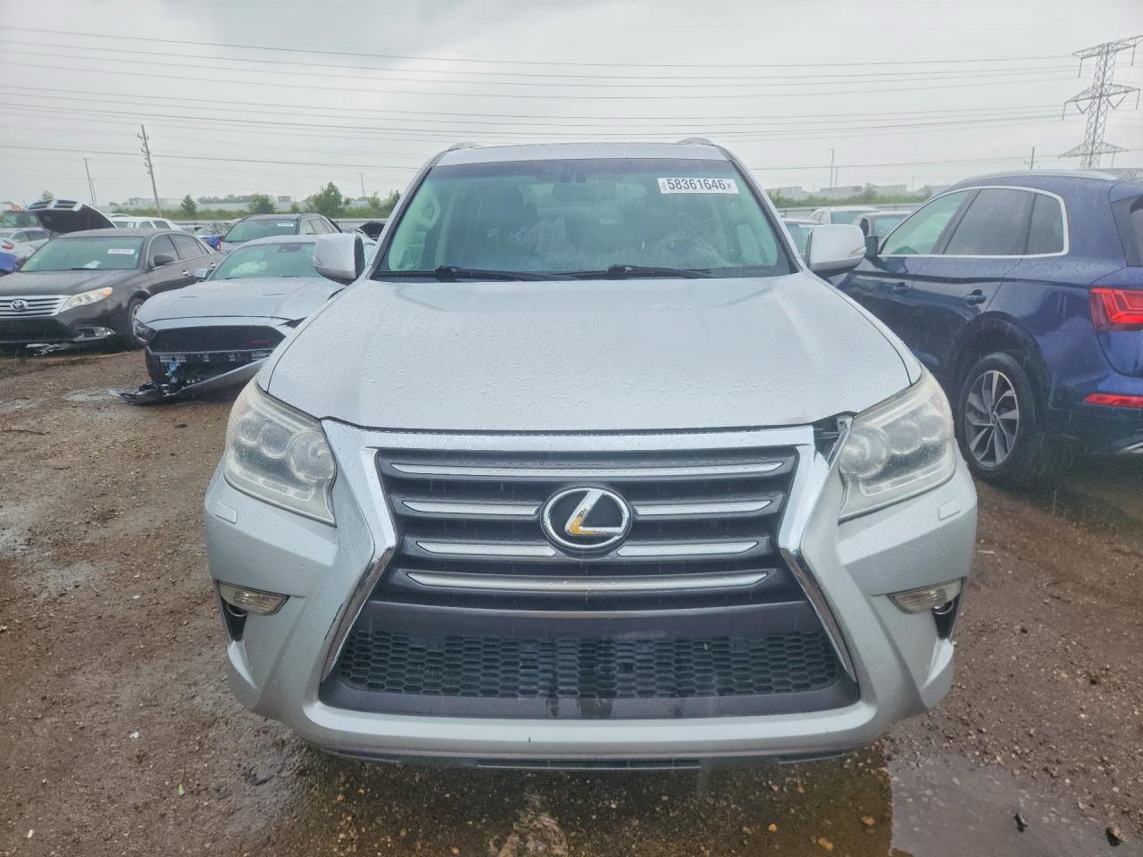 2014 Lexus Gx 460 Silver vin: JTJBM7FX2E5069743